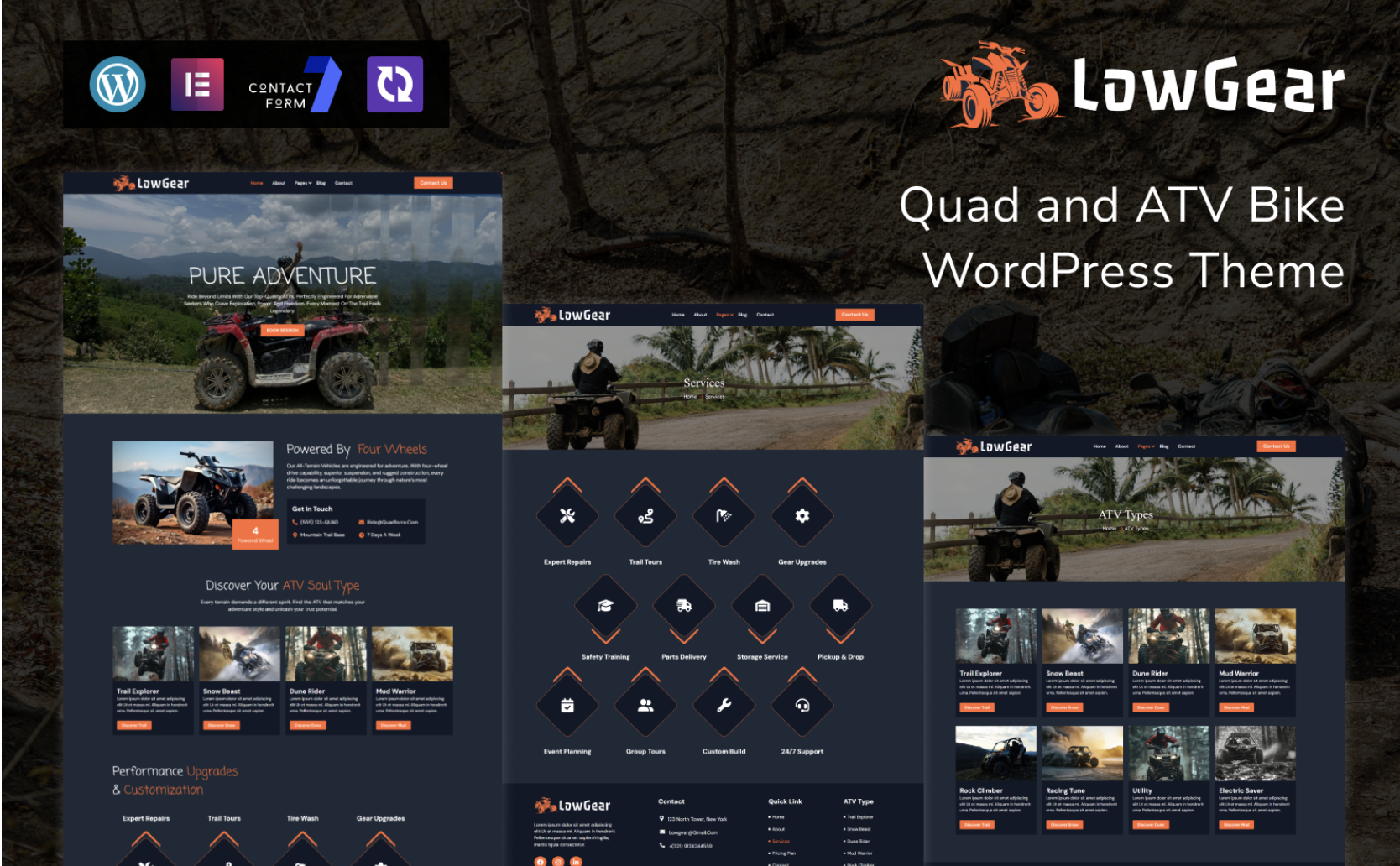 LowGear – ATV, Adventure & Outdoor Sports WordPress Theme