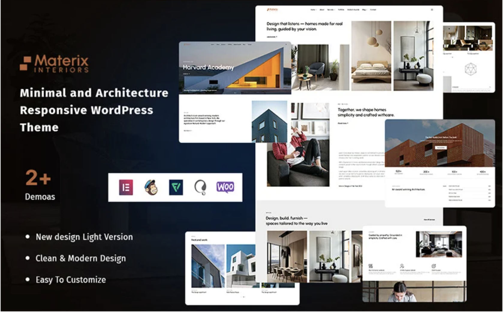 Materix – Minimal and Architecture Responsive WordPress Theme