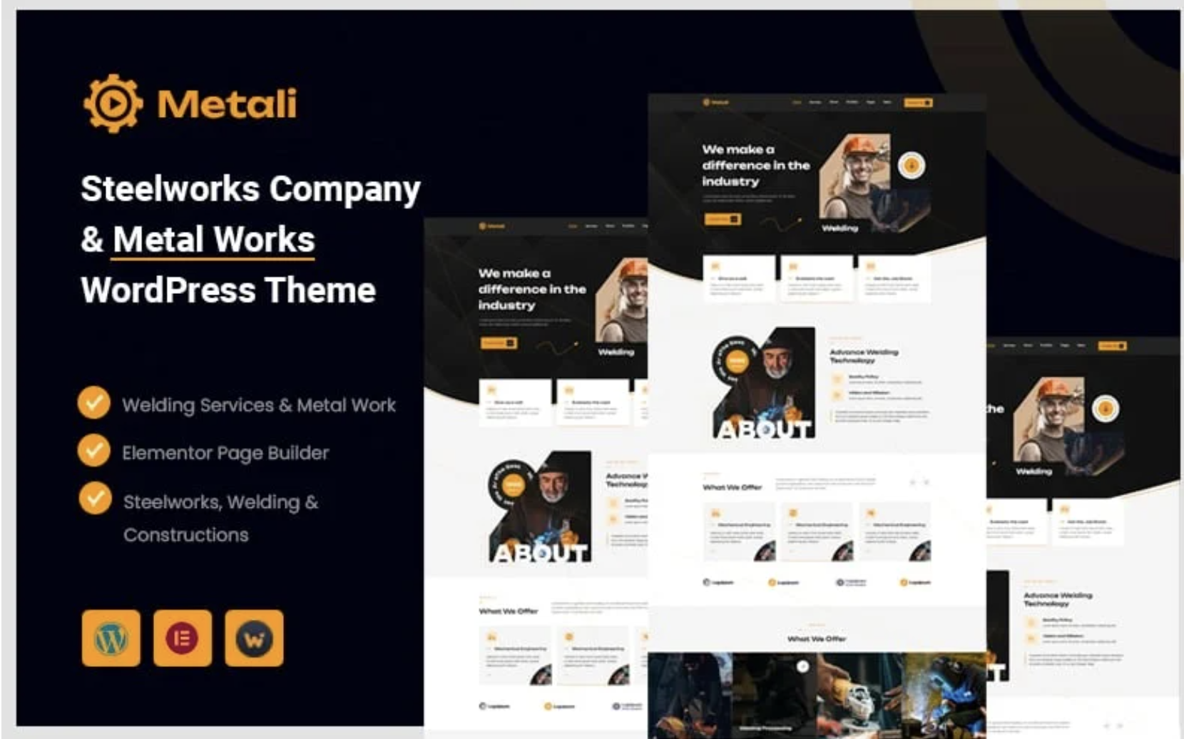 MetalHome – Steelworks Company & Metal Works WordPress Theme
