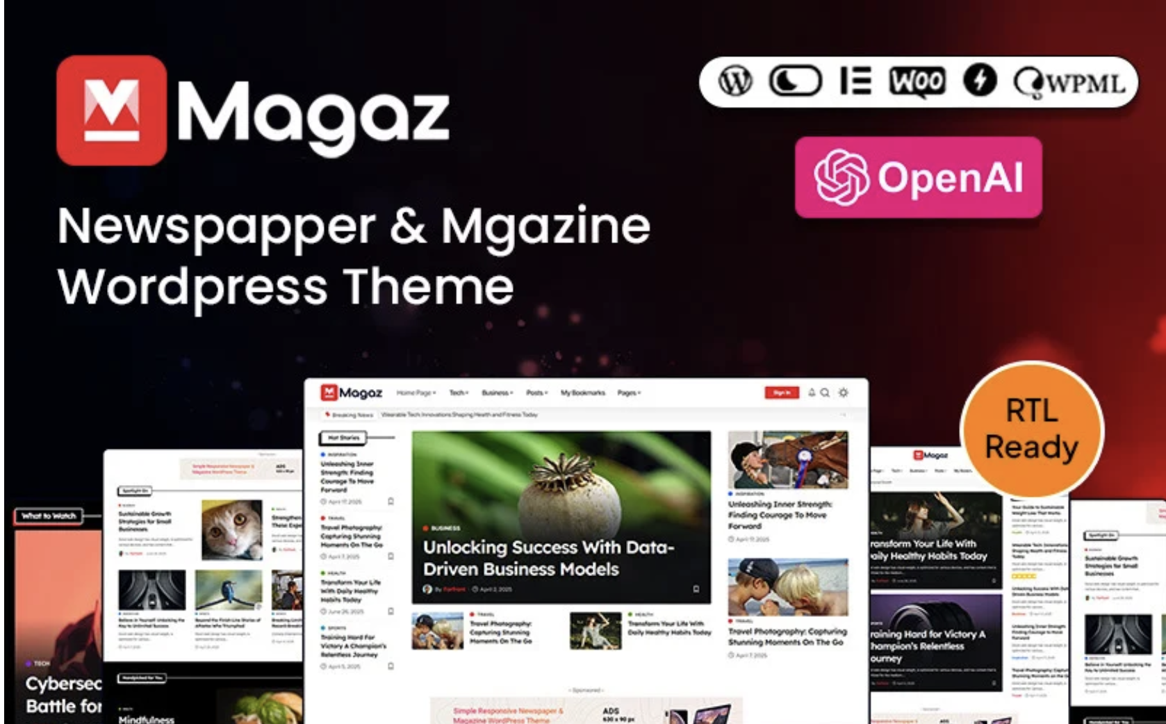 Magaz | News Magazine Blog WordPress Theme