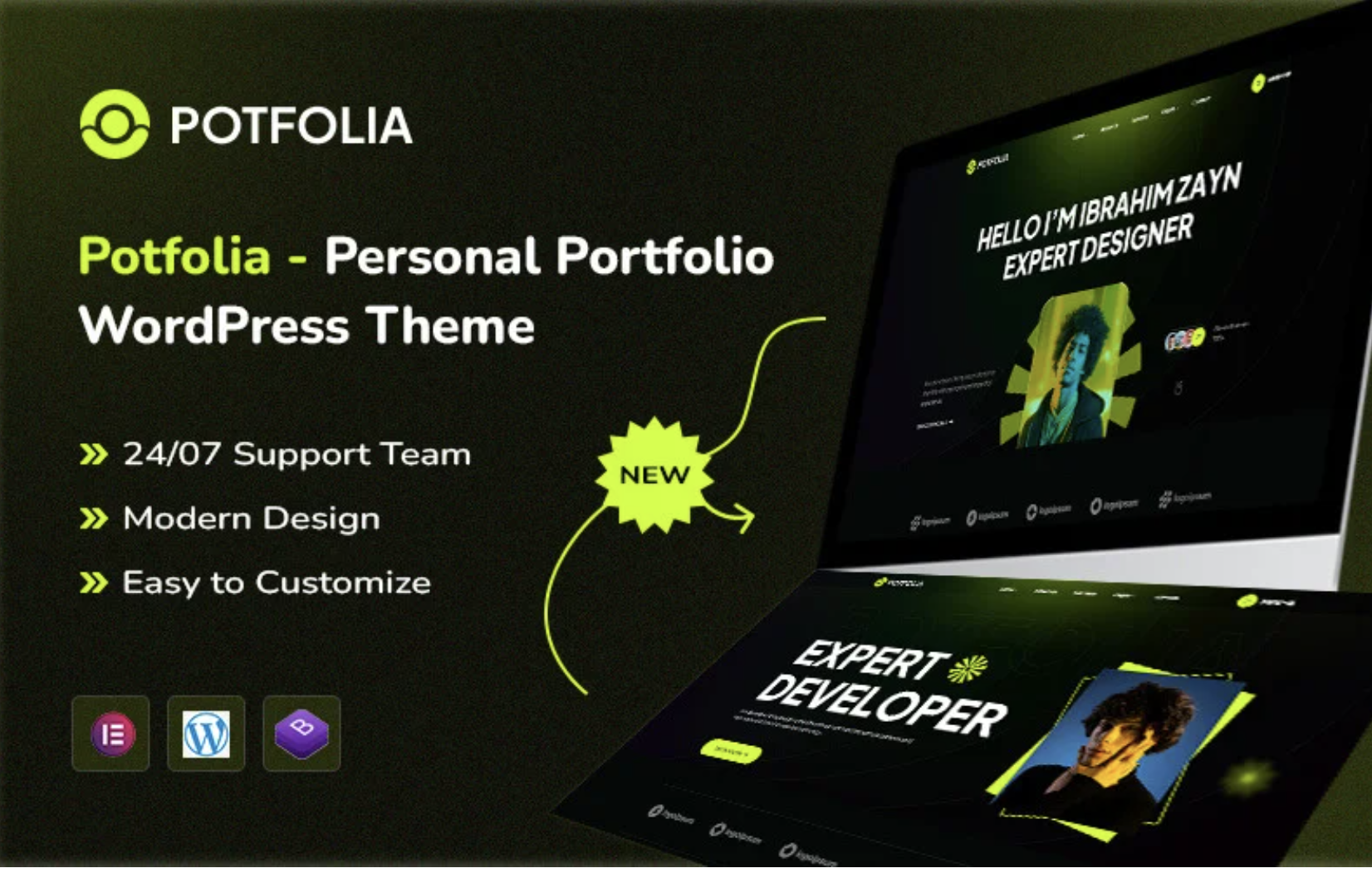 Portfolia – Creative Portfolio & Freelancer WordPress Theme