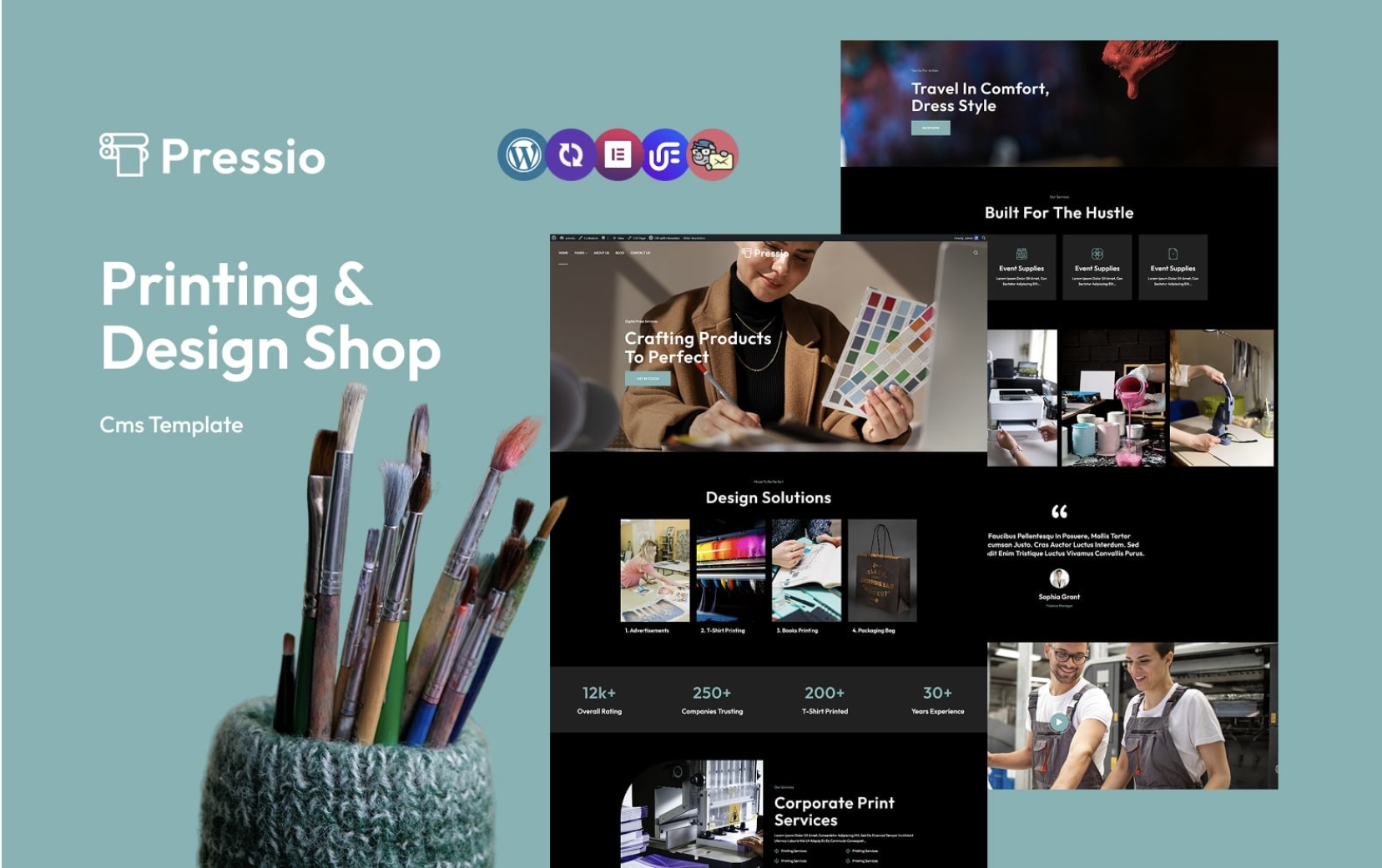 Pressio - Printing And Design Shop Multipurpose Responsive WordPress Theme