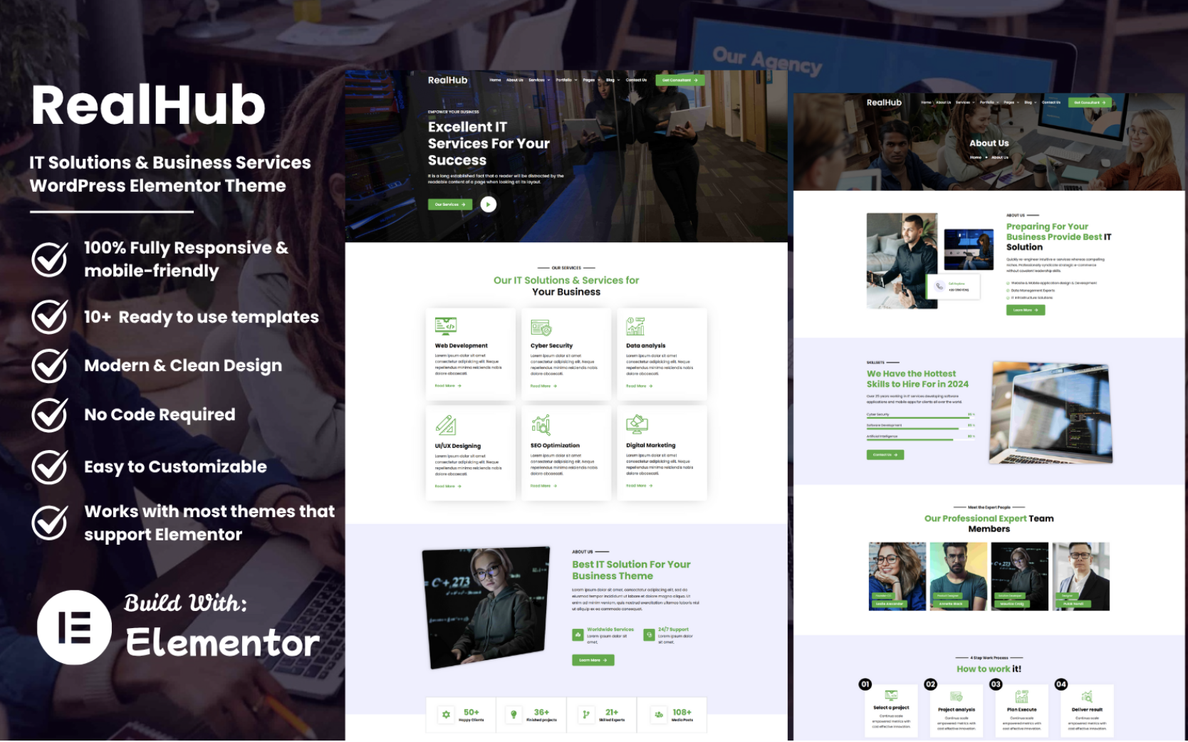 RealHub - IT Solutions & Business Services WordPress Elementor Theme