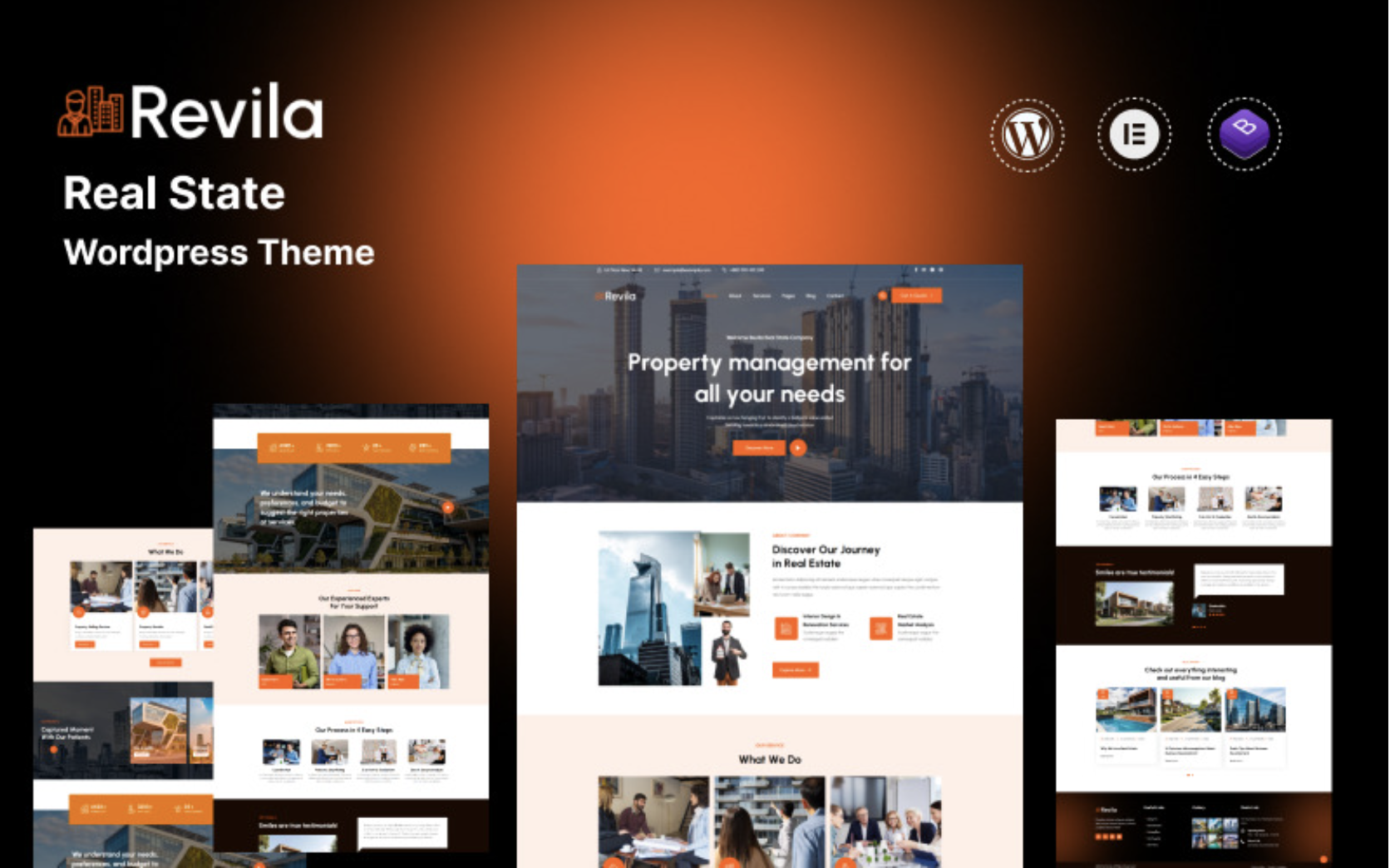Revila - Real Estate Agency WordPress Theme
