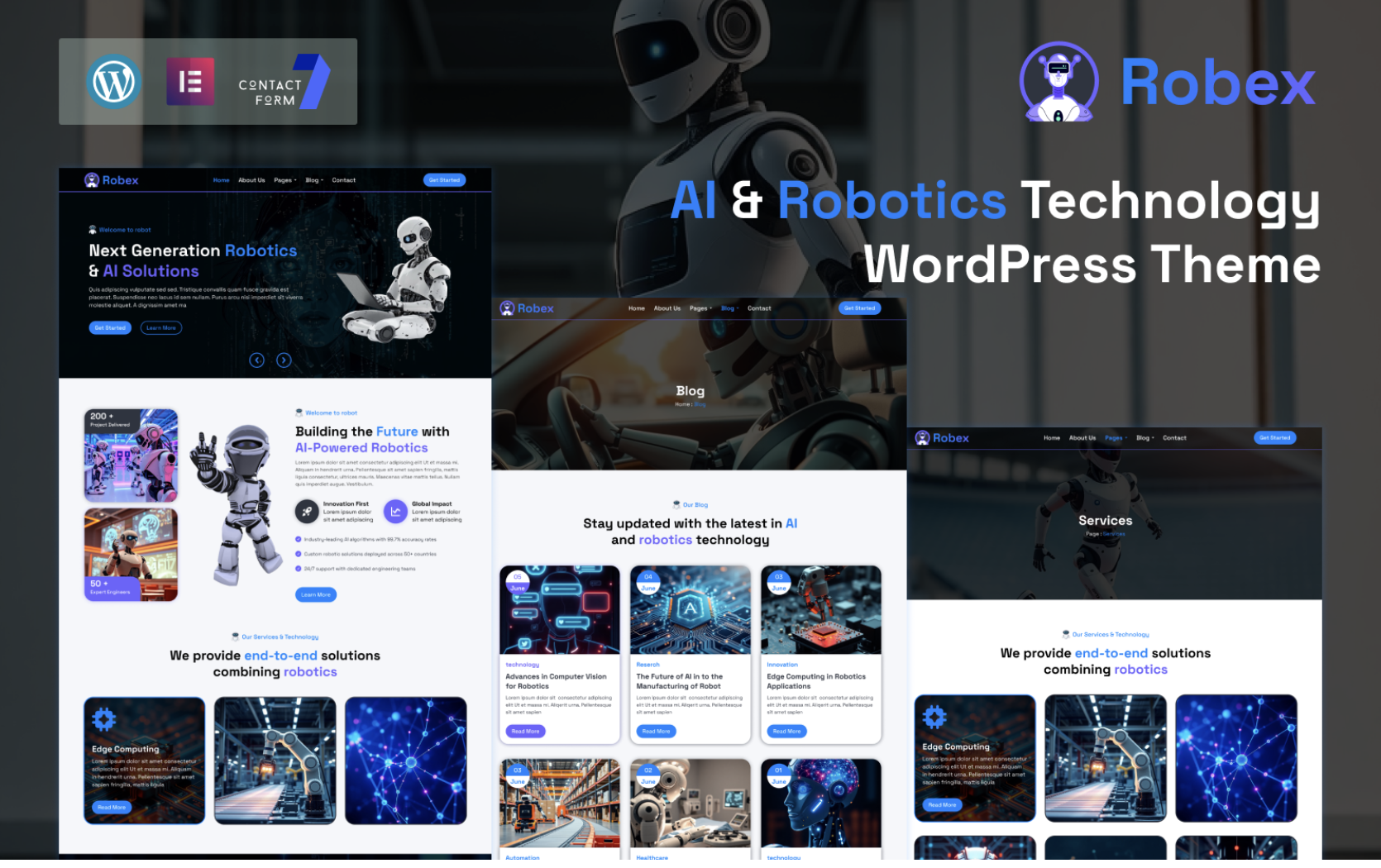 Robex – AI & Robotics Technology WordPress Theme