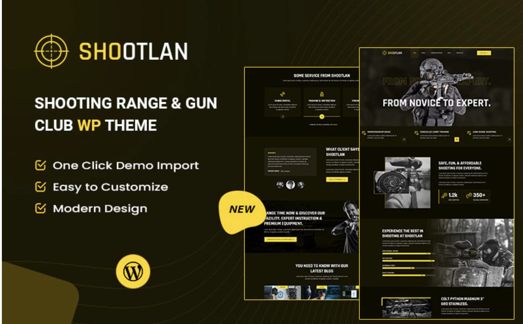 Shootlans – Shooting Range & Gun Club WordPress Theme