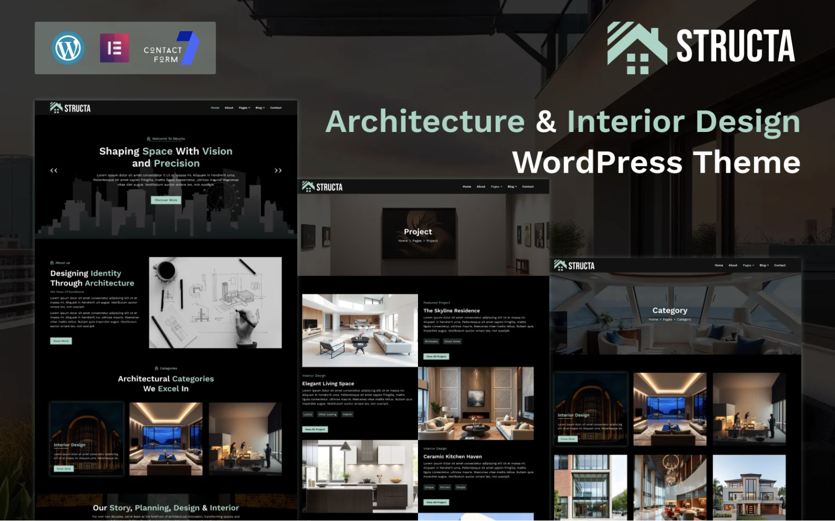 Structa – Architecture & Interior Design WordPress Theme