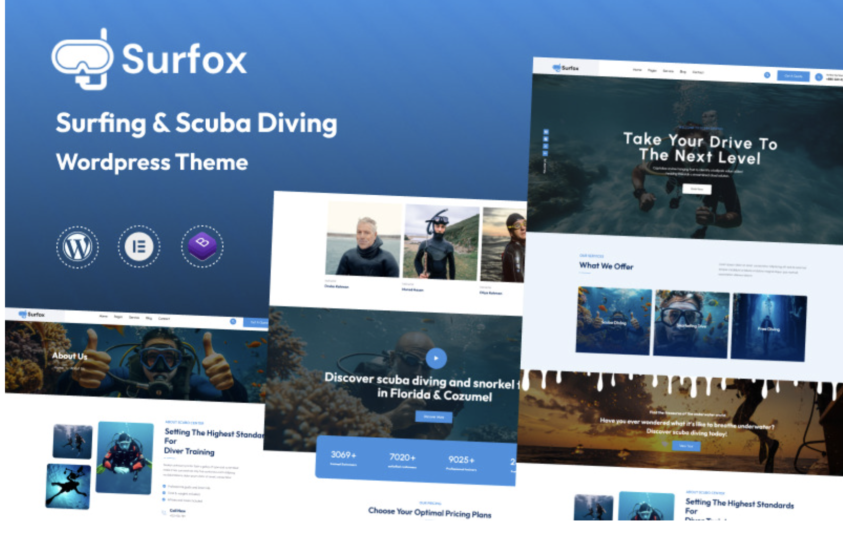 Surfox - Surfing & Scuba Diving WordPress Theme