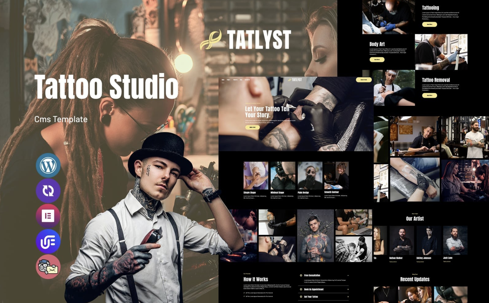 Tatlyst – Tattoo Studio Wordpress Theme
