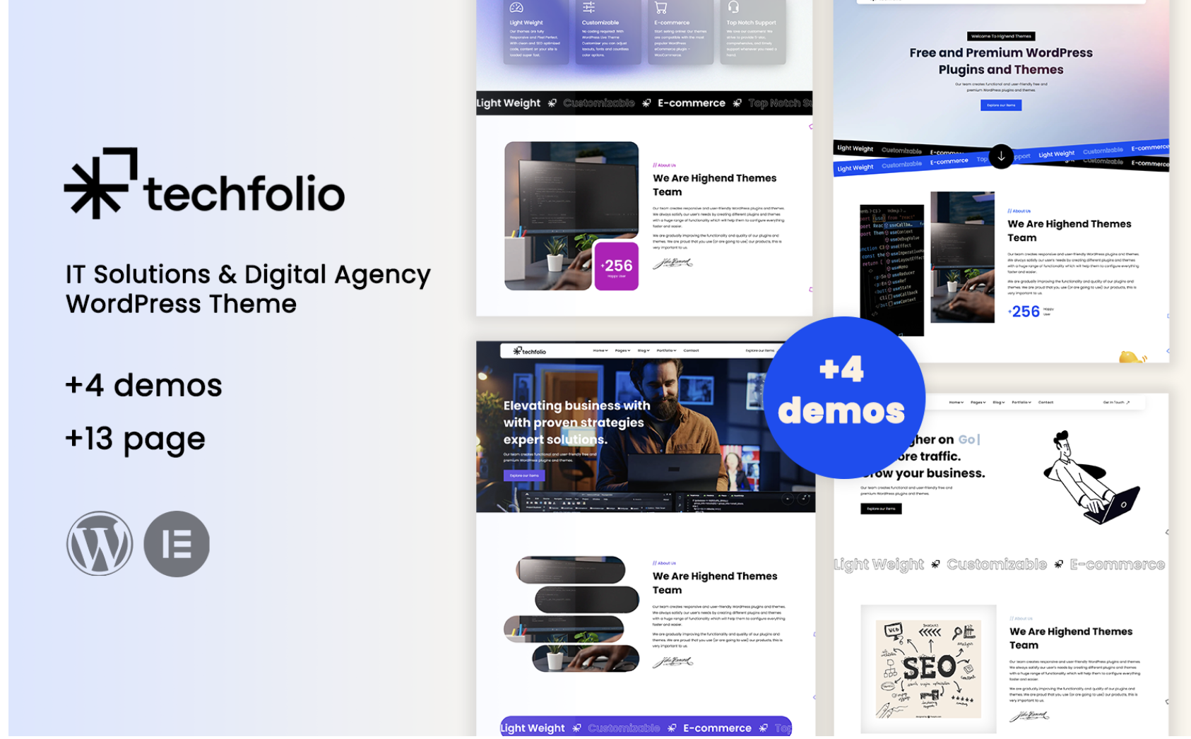 Techto - IT Solution & Technology Agency WordPress Theme