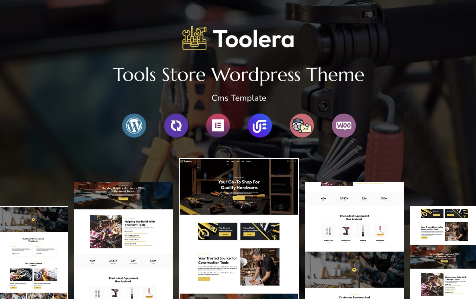 Toolera - Tools Store Multipurpose Responsive WordPress Theme