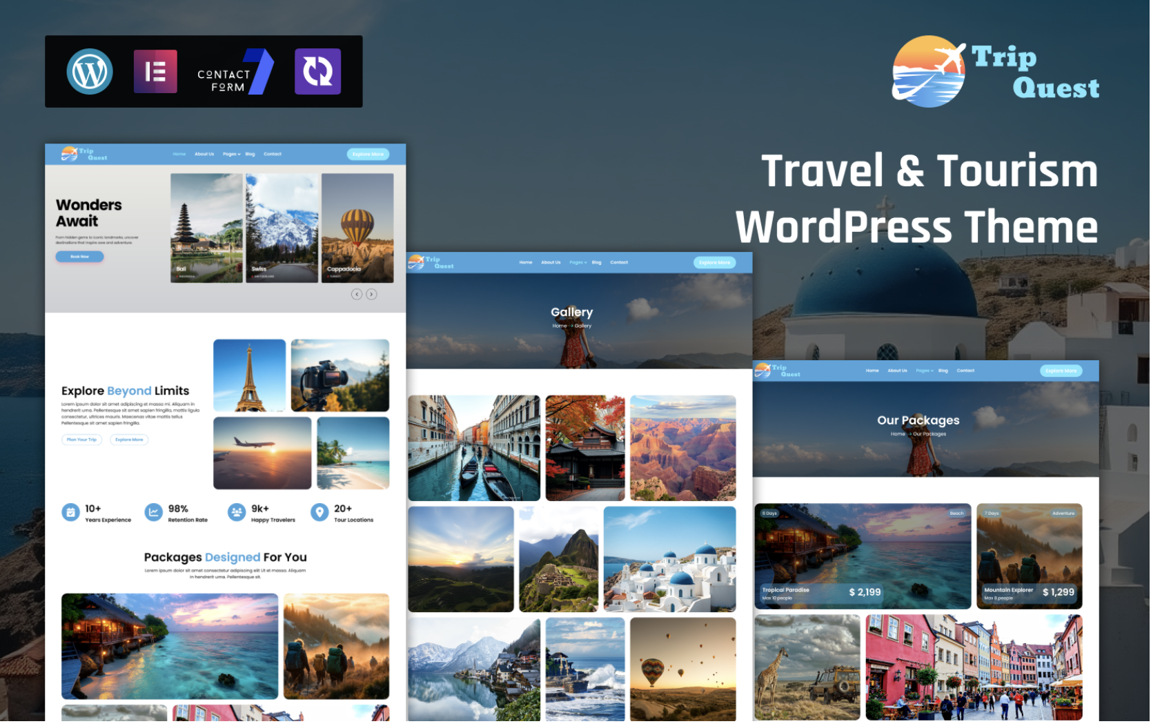 TripQuest – Travel & Tourism WordPress Theme