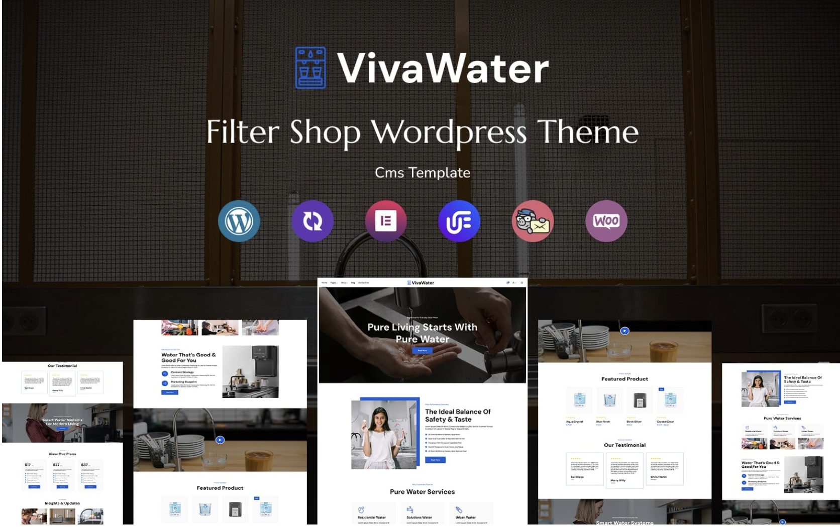 VivaWater - Filter Shop Multipurpose Responsive WordPress Theme