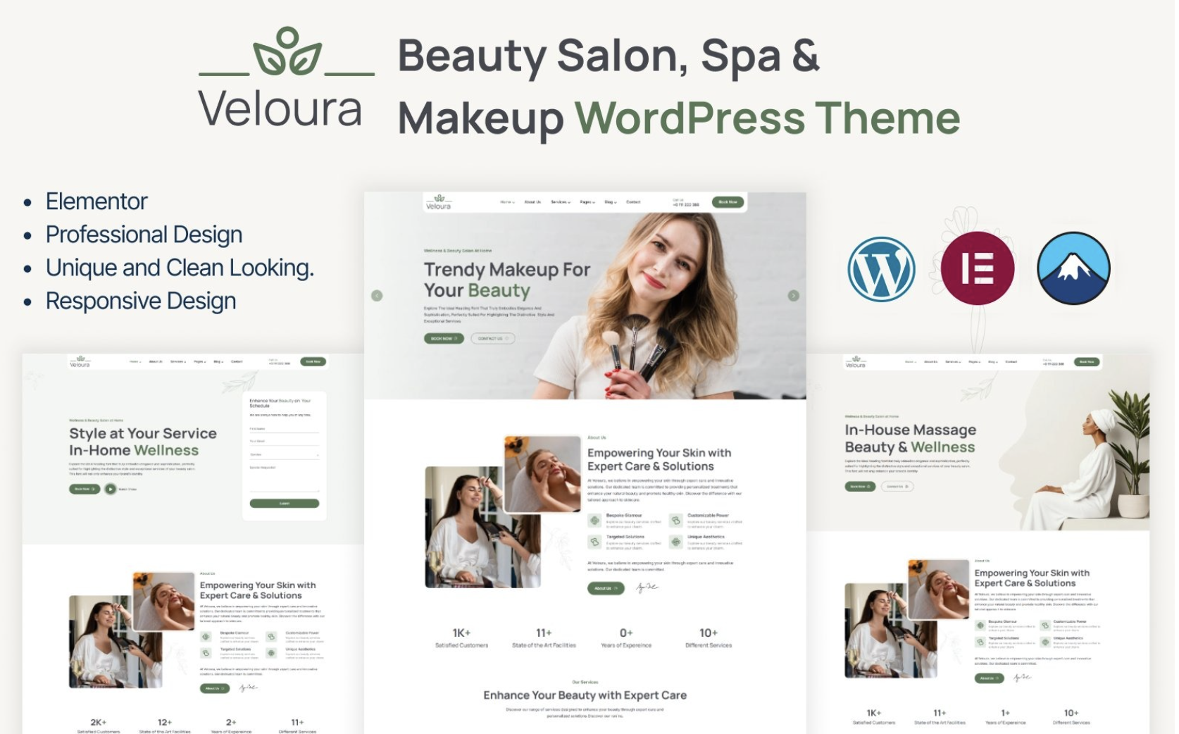 Veloura - Beauty Spa & Beauty Salon WordPress Theme