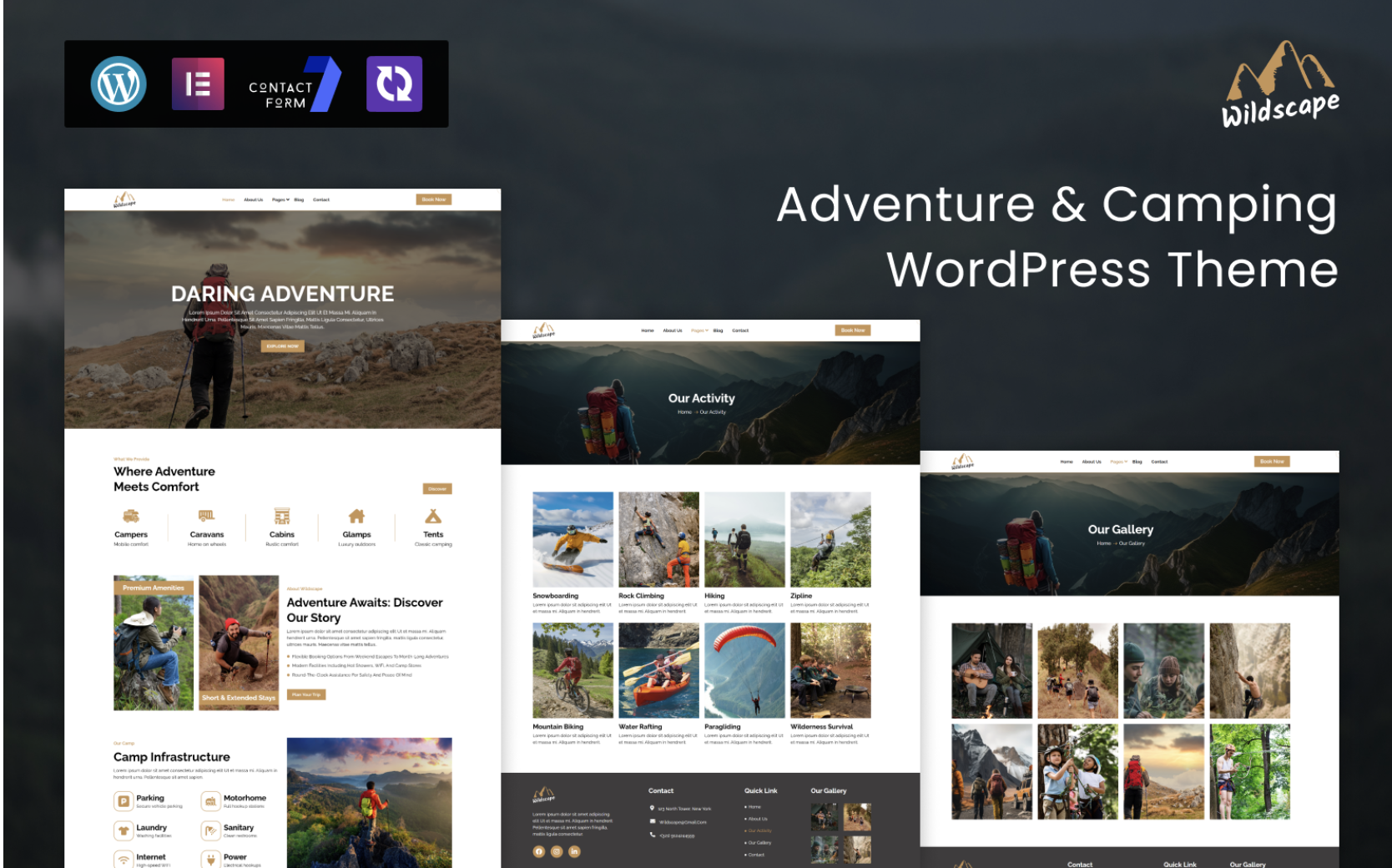 WildCamp – Adventure & Camping WordPress Theme