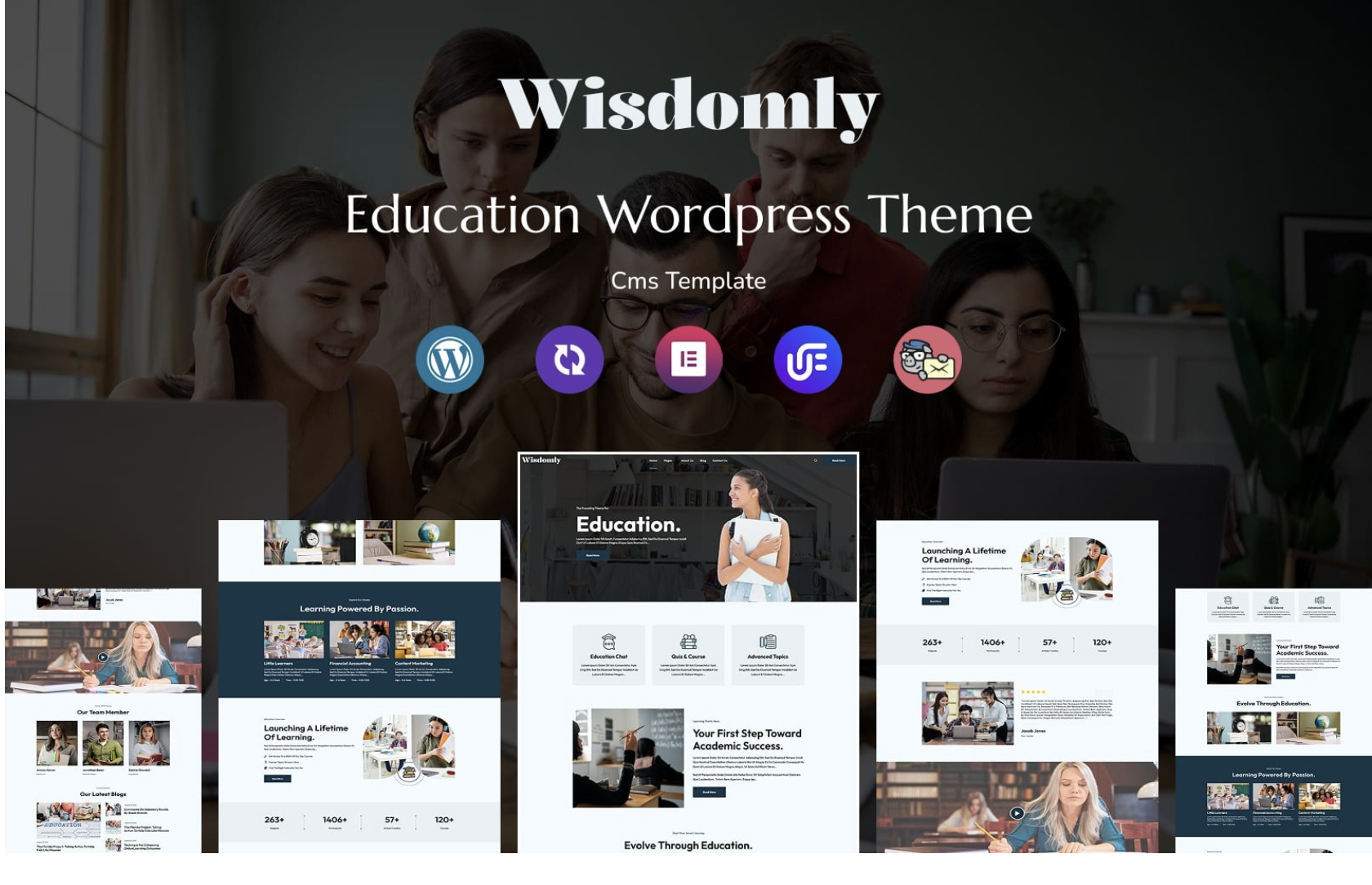 Wisdomly - Education Multipurpose Responsive WordPress Theme
