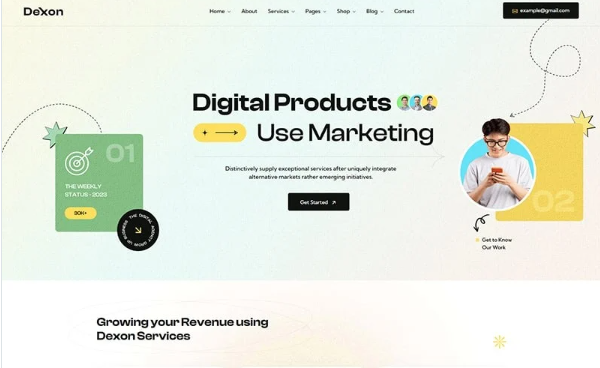 Dexo – SEO & Digital Marketing Agency HTML5 Template — Template by Templatemonster