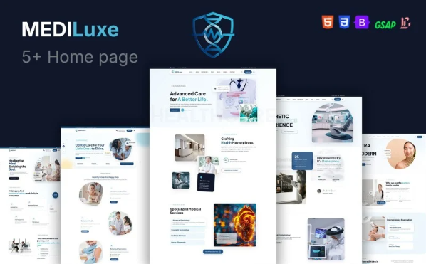 MEDILuxe – Premium Medical & Clinic HTML Template — Template by Templatemonster