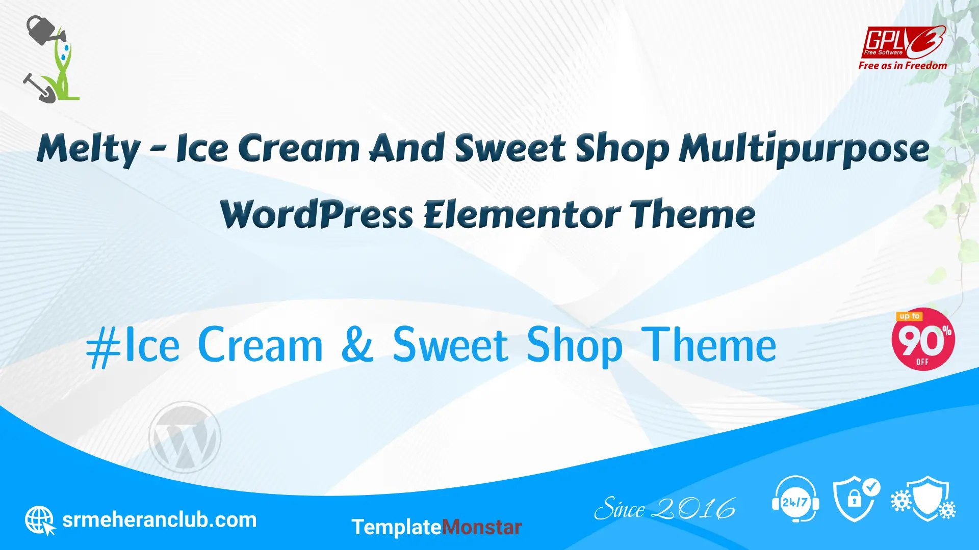 Melty – Ice Cream And Sweet Shop Multipurpose WordPress Elementor Theme — Theme by Templatemonster