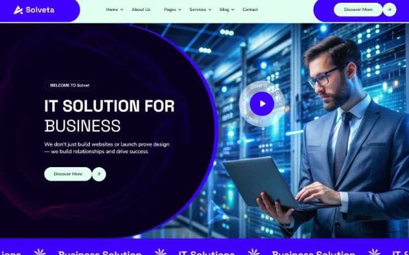 Solvet – IT Solutions & Technology HTML5 Template — Template by Templatemonster