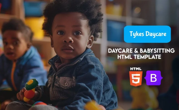 Tykes – Daycare & Babysitting HTML Template — Template by Templatemonster