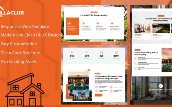 VillaClub – House & Apartment Real Estate Template