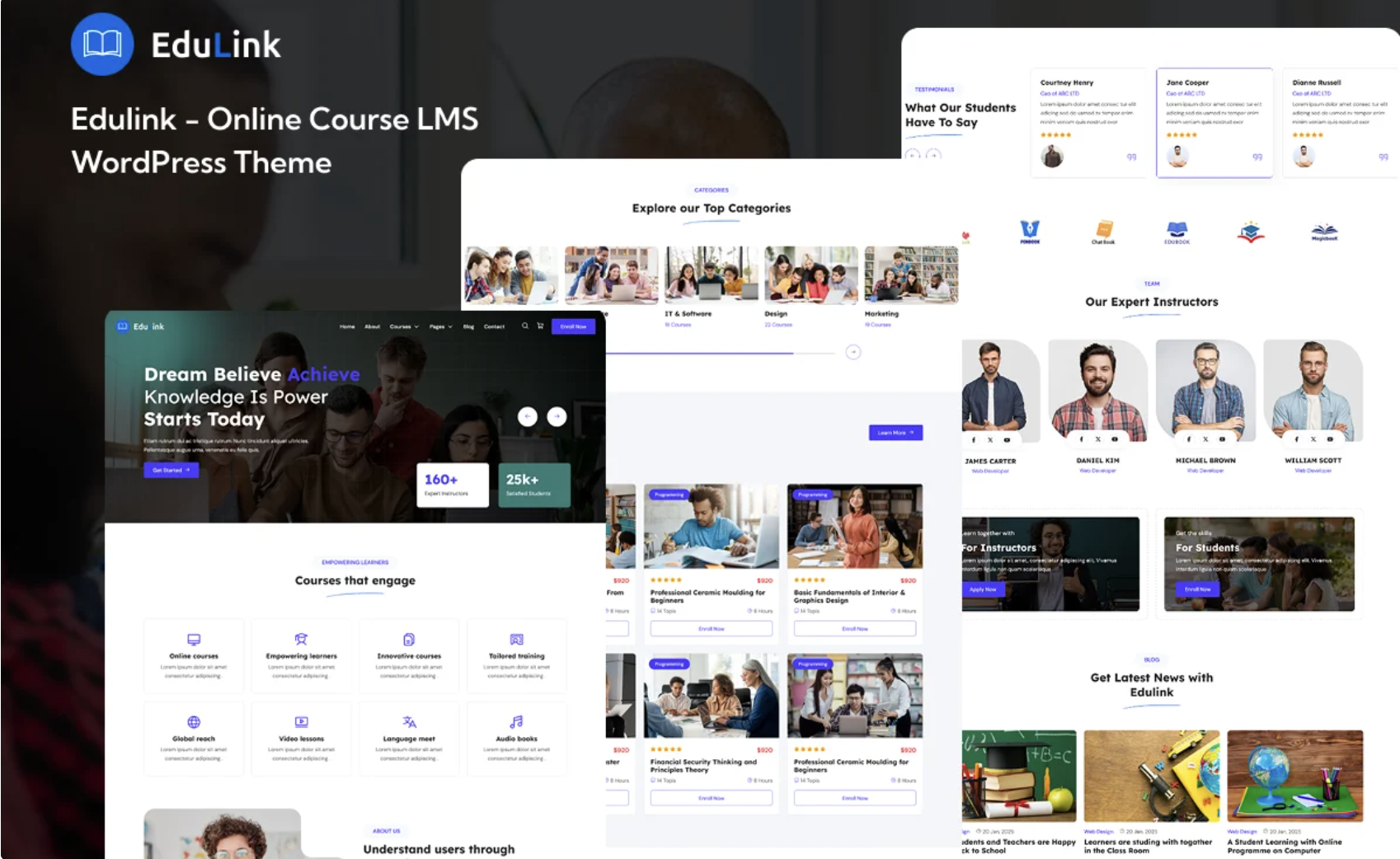 Edulink - Online Course LMS WordPress Theme