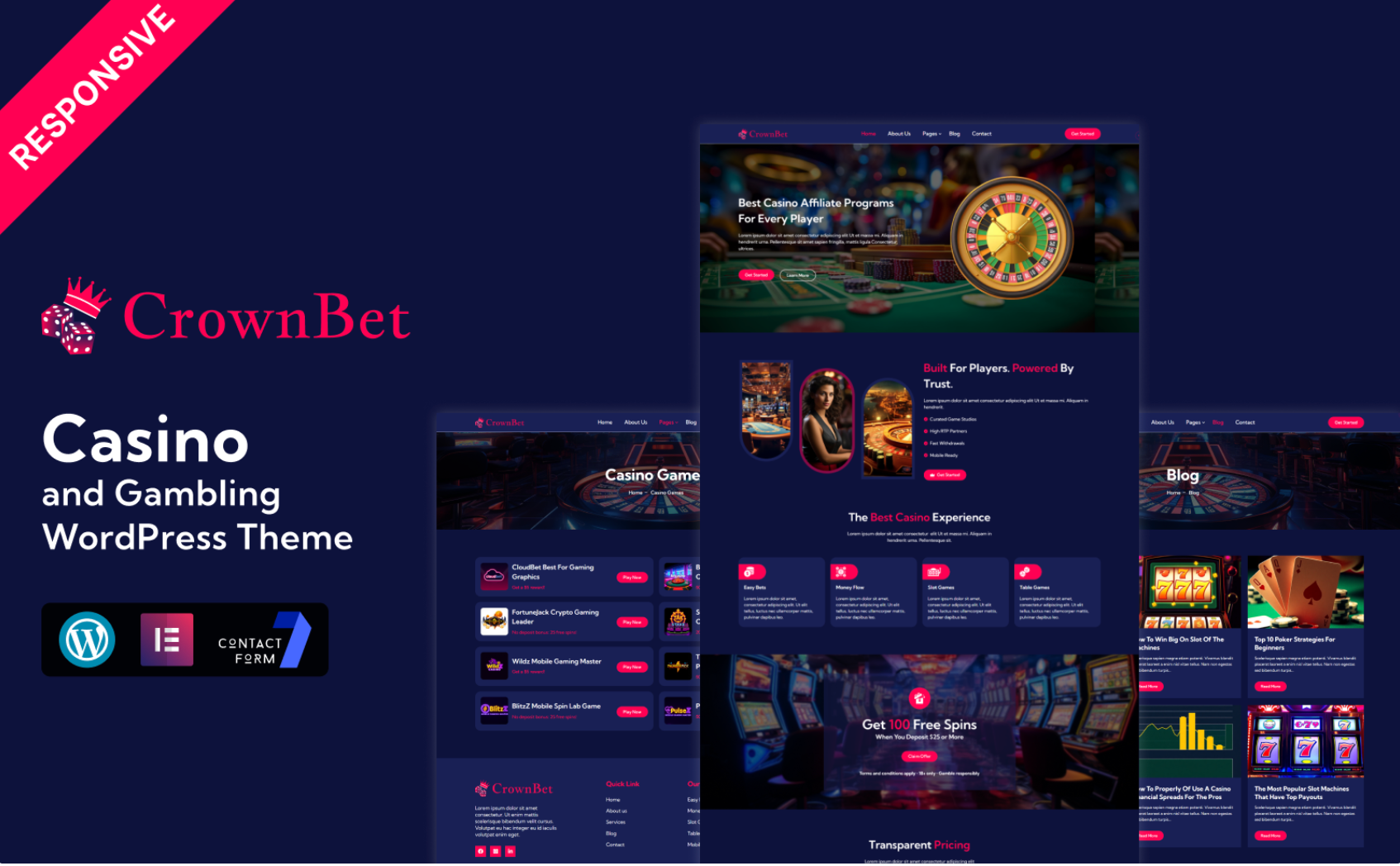 CrownBet - Casino and Gambling WordPress Theme