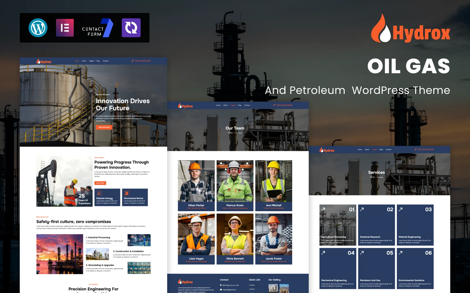 Hydrox – Oil & Gas Company WordPress Theme