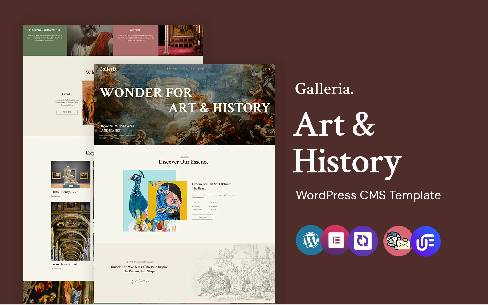 Galleria - Art Gallery and Museum WordPress Elementor Theme