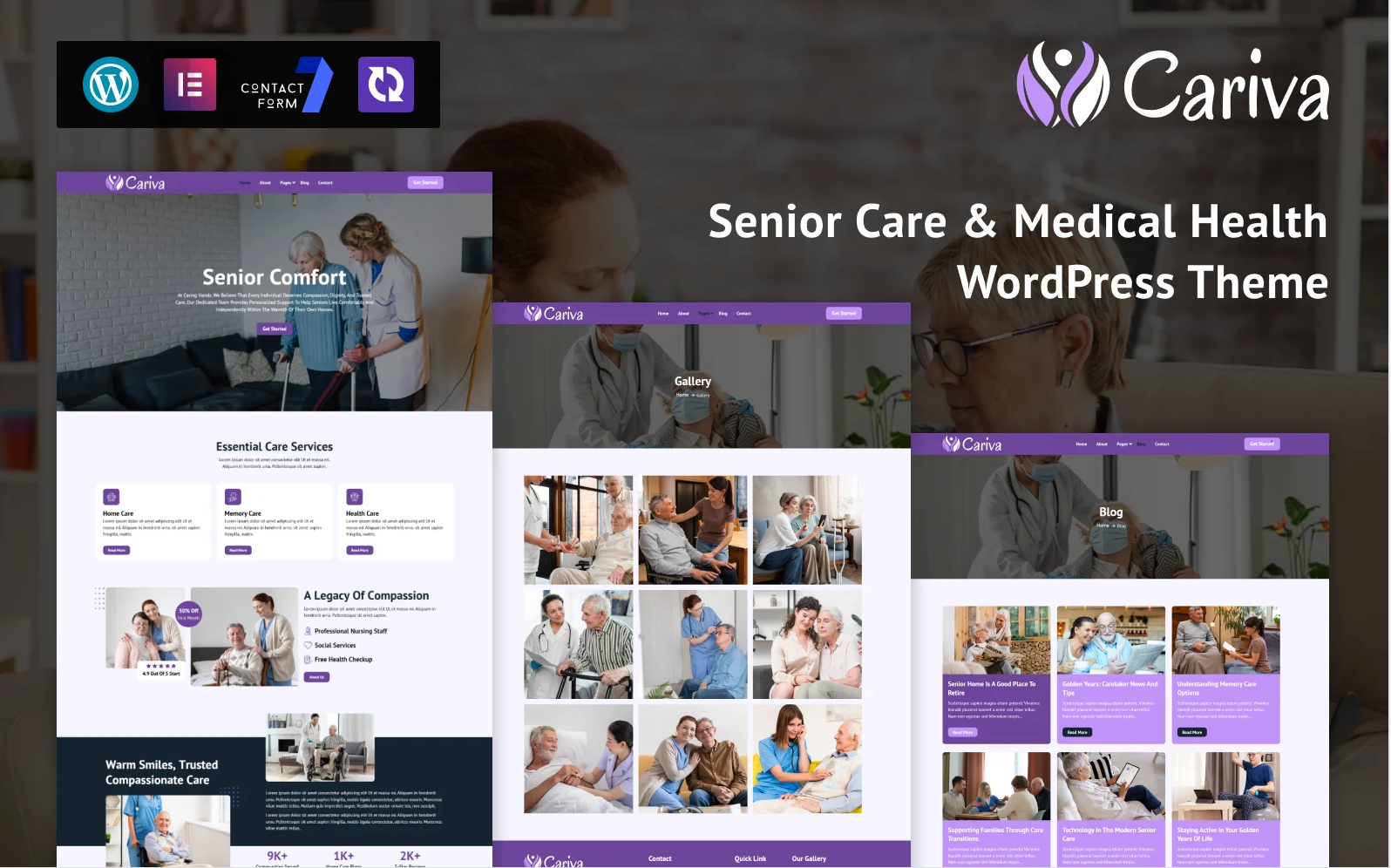 Cariva – Senior Care & Medical Health WordPress Theme