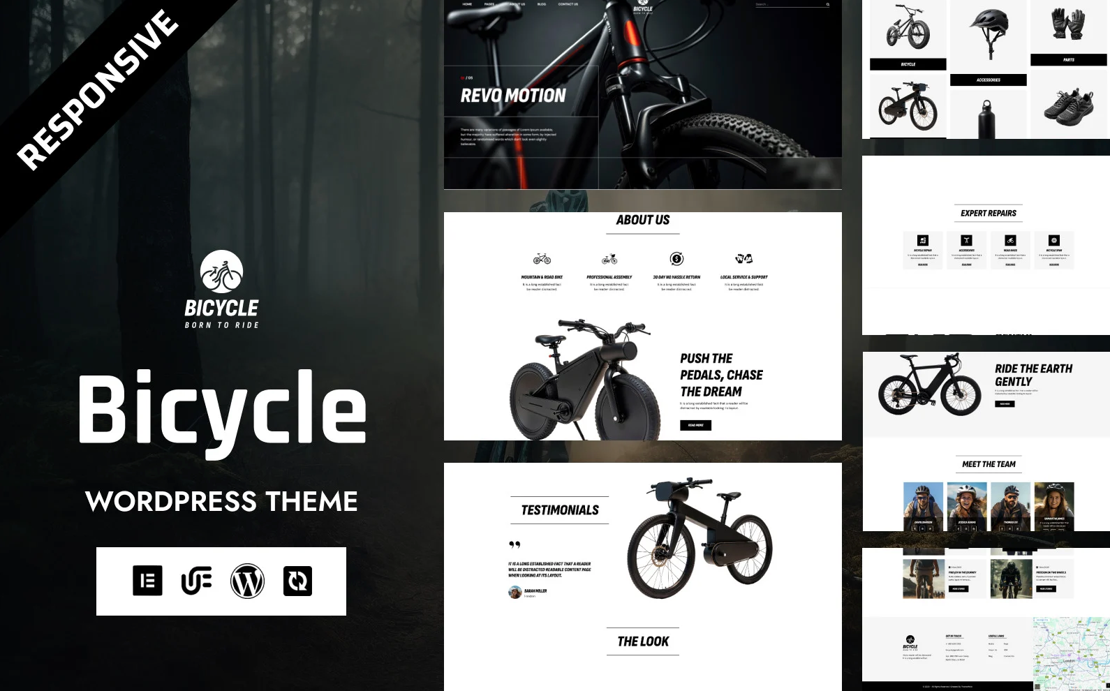 Bicycle- Sport Bicycle & Motorbike Shop Elementor WordPress Theme