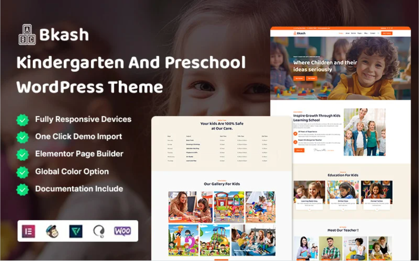 Bkash - Kindergarten And Preschool WordPress Theme