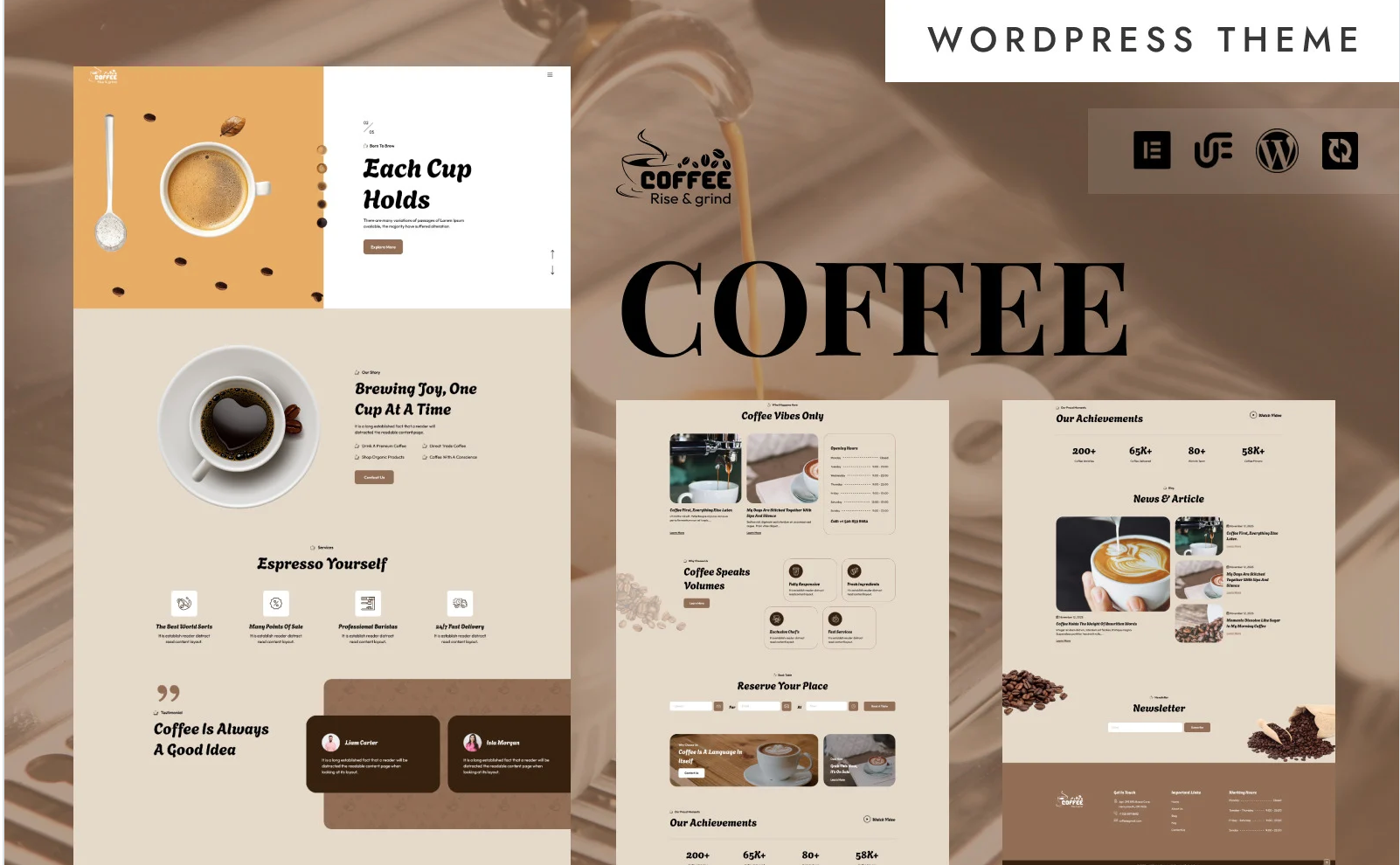 Coffee - Coffee Shop & Café WordPress Elementor Theme