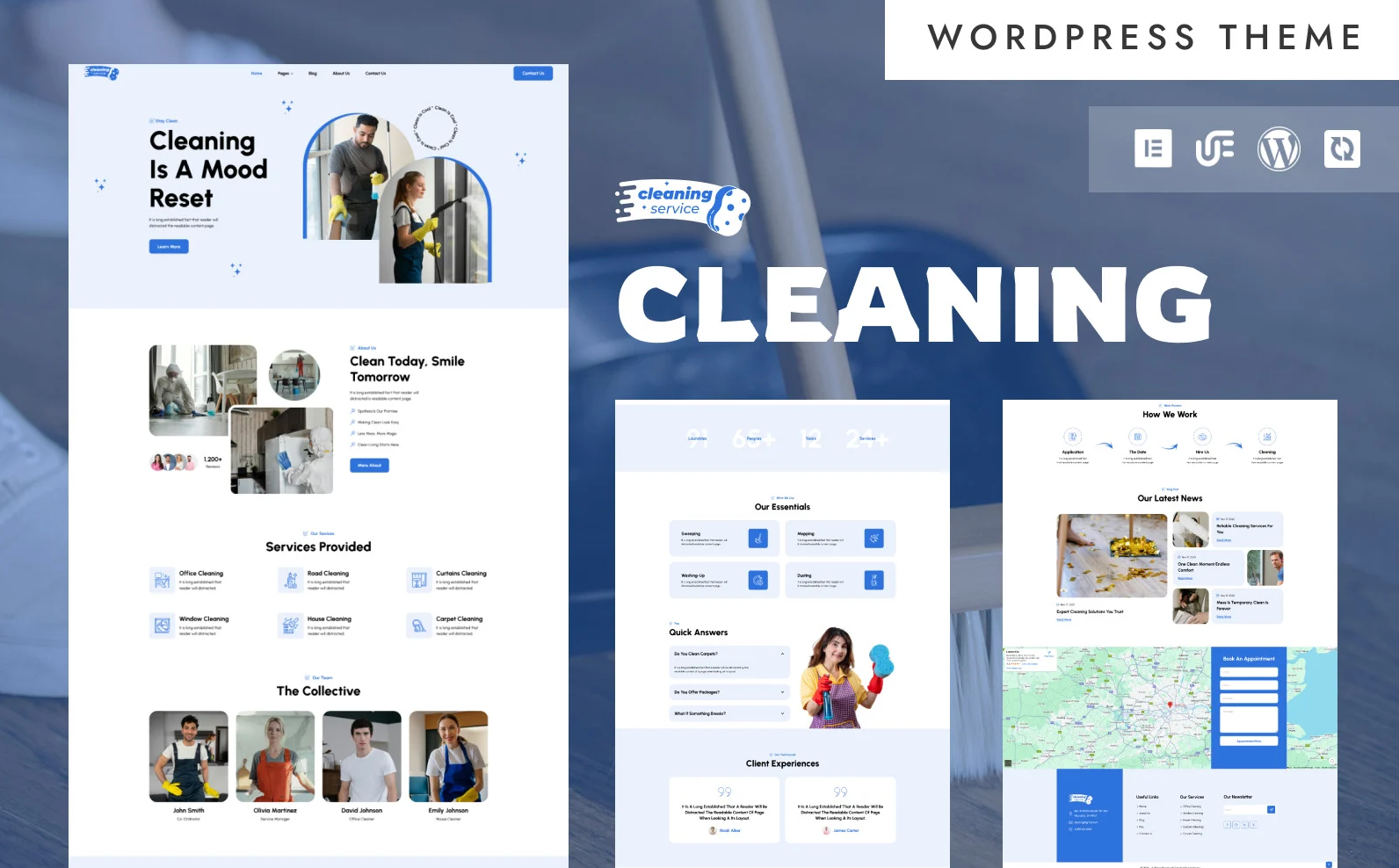 Cleaning Service - Cleaning Company & Home Service WordPress Elementor Theme