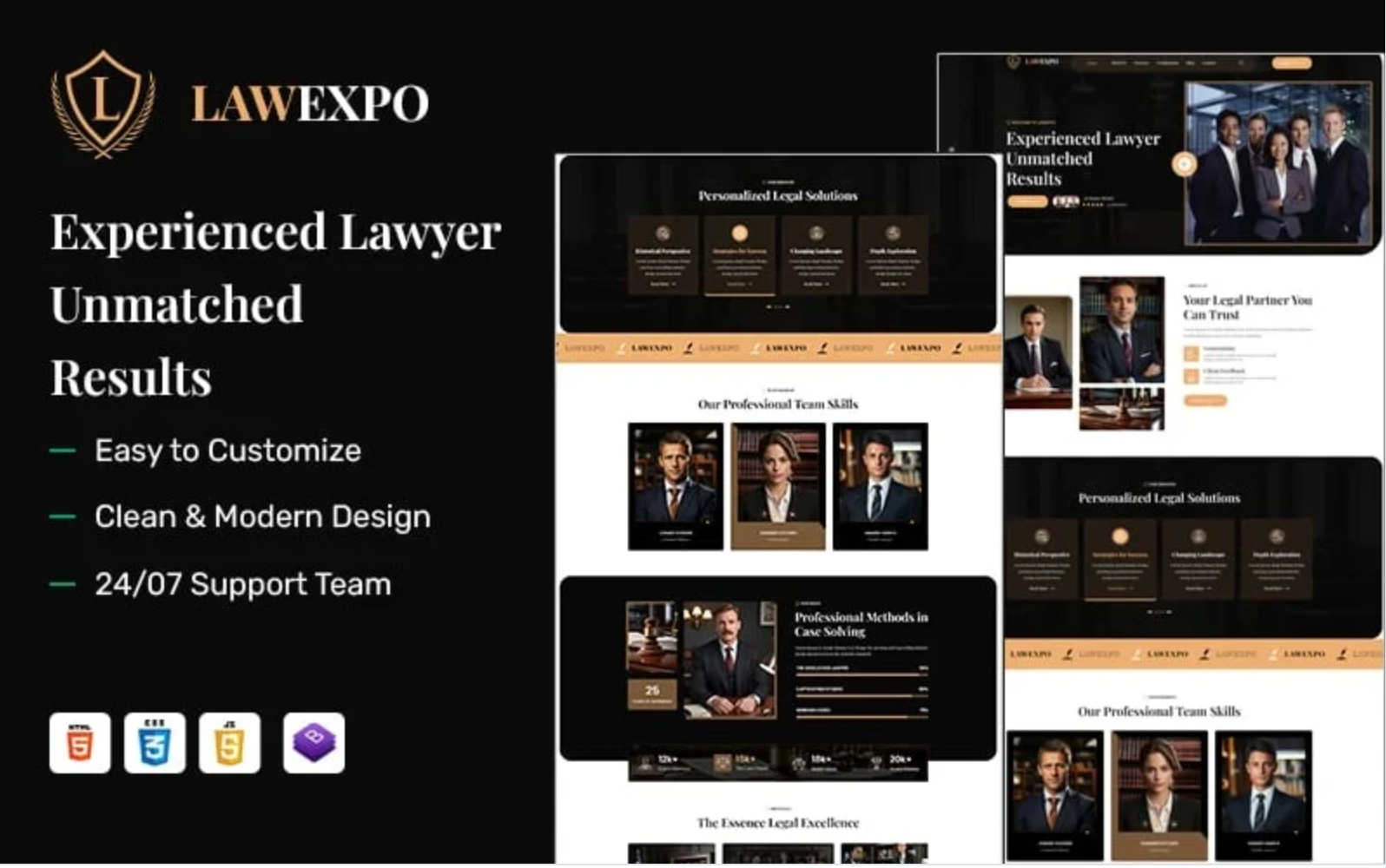 Lawexpo – Lawyer and Attorney Law Firm WordPress Theme