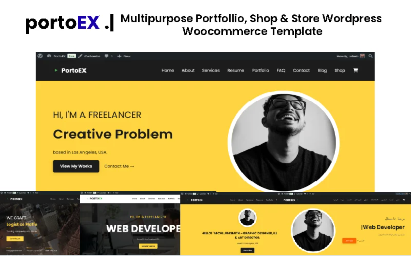 PortoEX – Modular Portfolio & Woocommerce WordPress Theme