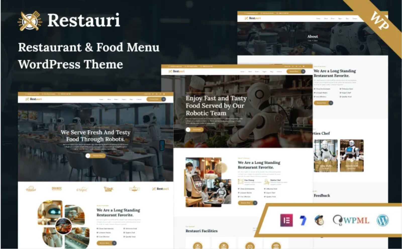 Restauri - Robotics Restaurant & Food Menu WordPress Theme