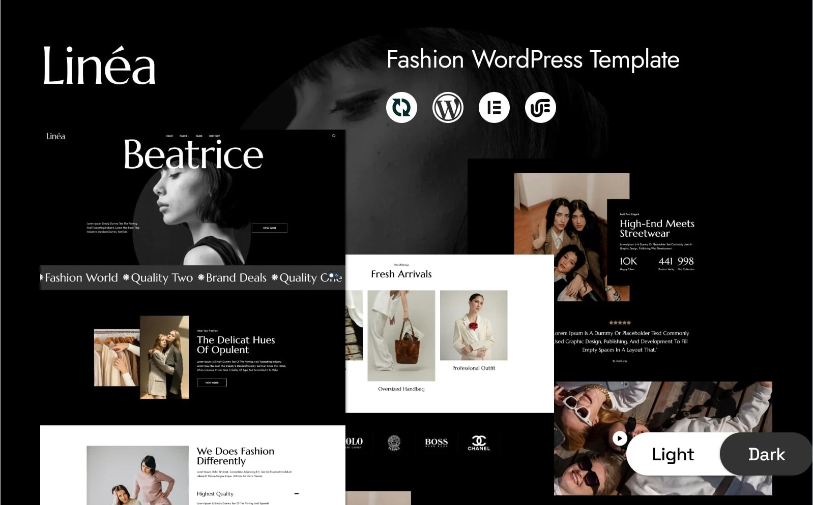 Linéa - Fashion Store Multipurpose Minimal WordPress Elementor Template