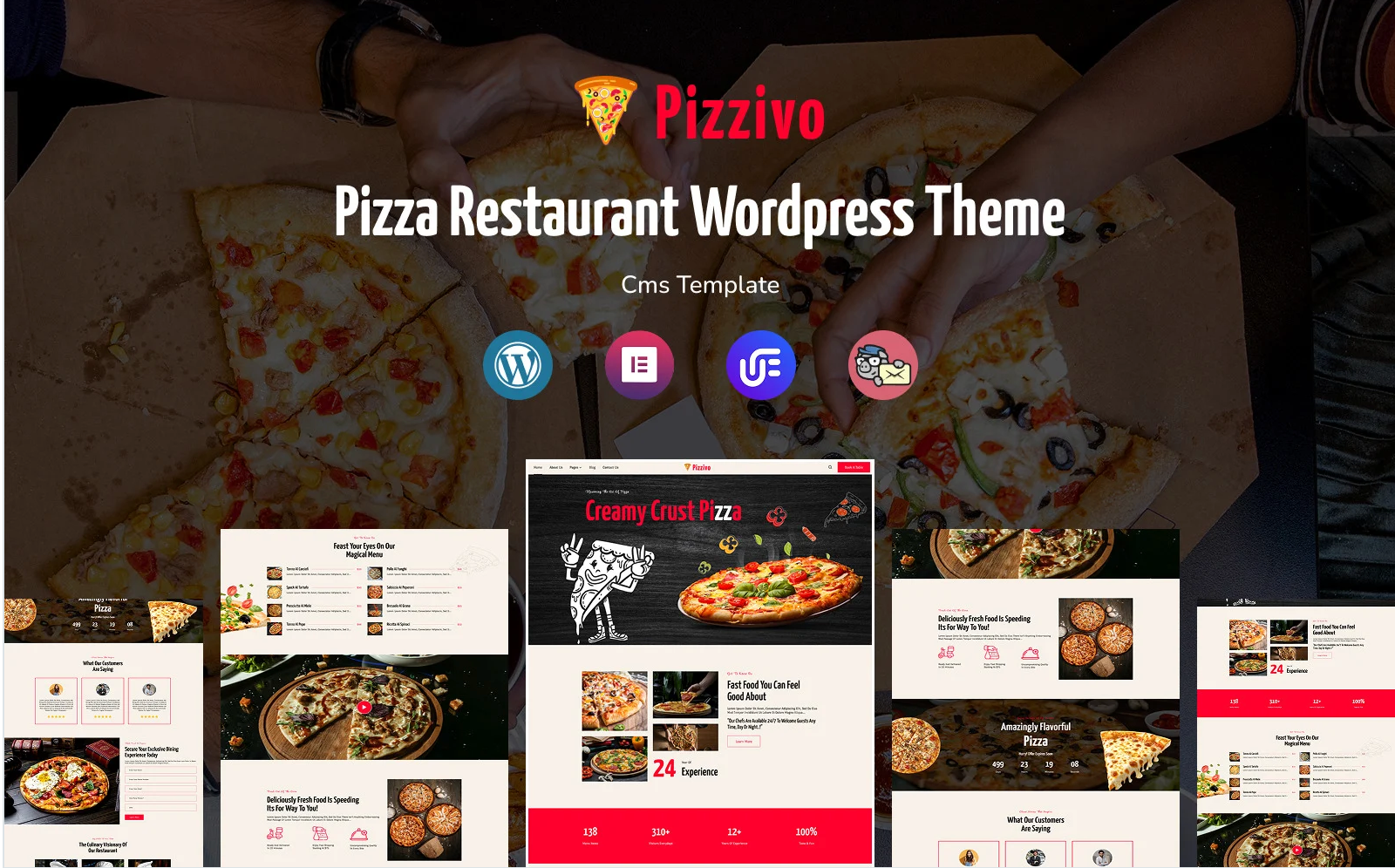 Pizzivo - Pizza Restaurant And Store Multipurpose Responsive WordPress Theme