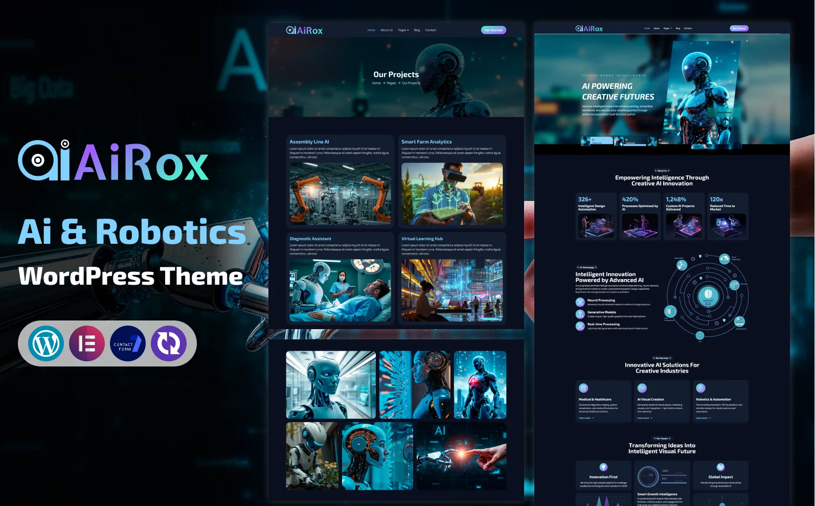 AiRox – Next-Gen AI Solutions & Tech Agency WP Theme