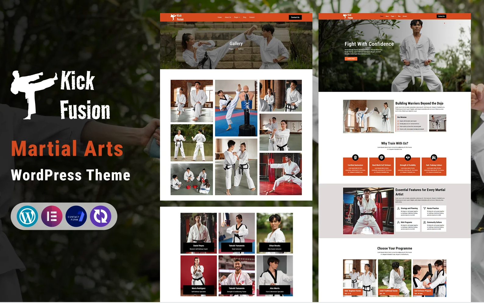 KickFusion – Martial Arts & Karate School WordPress Theme