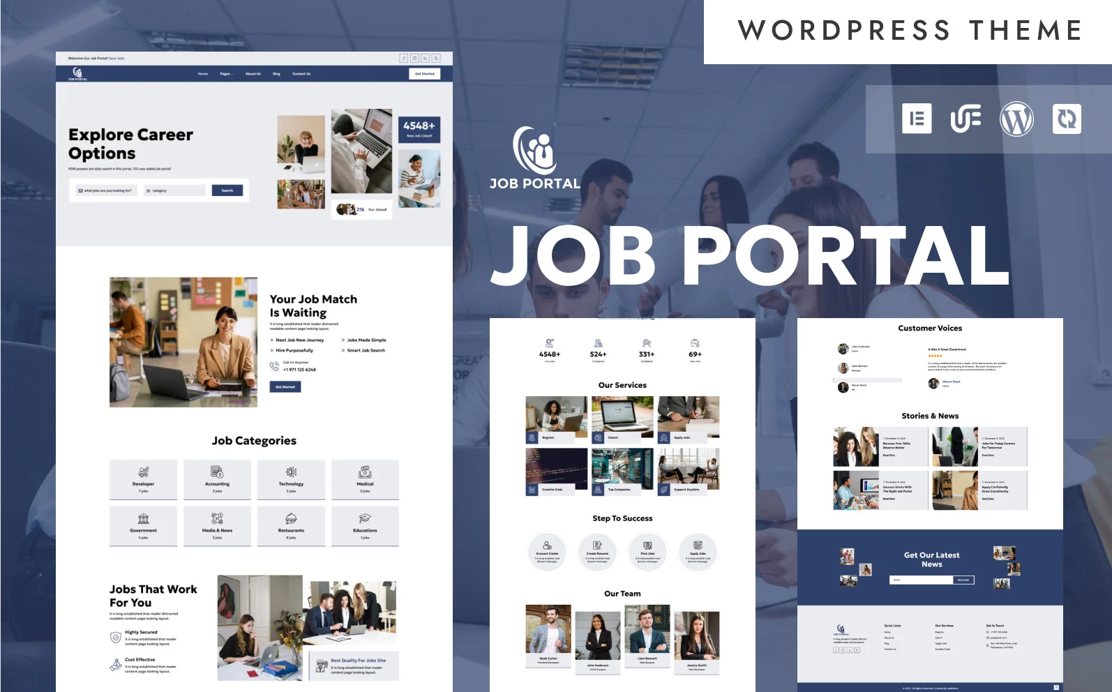 Job Portal - Job Portal & Hiring Platform WordPress Elementor Theme