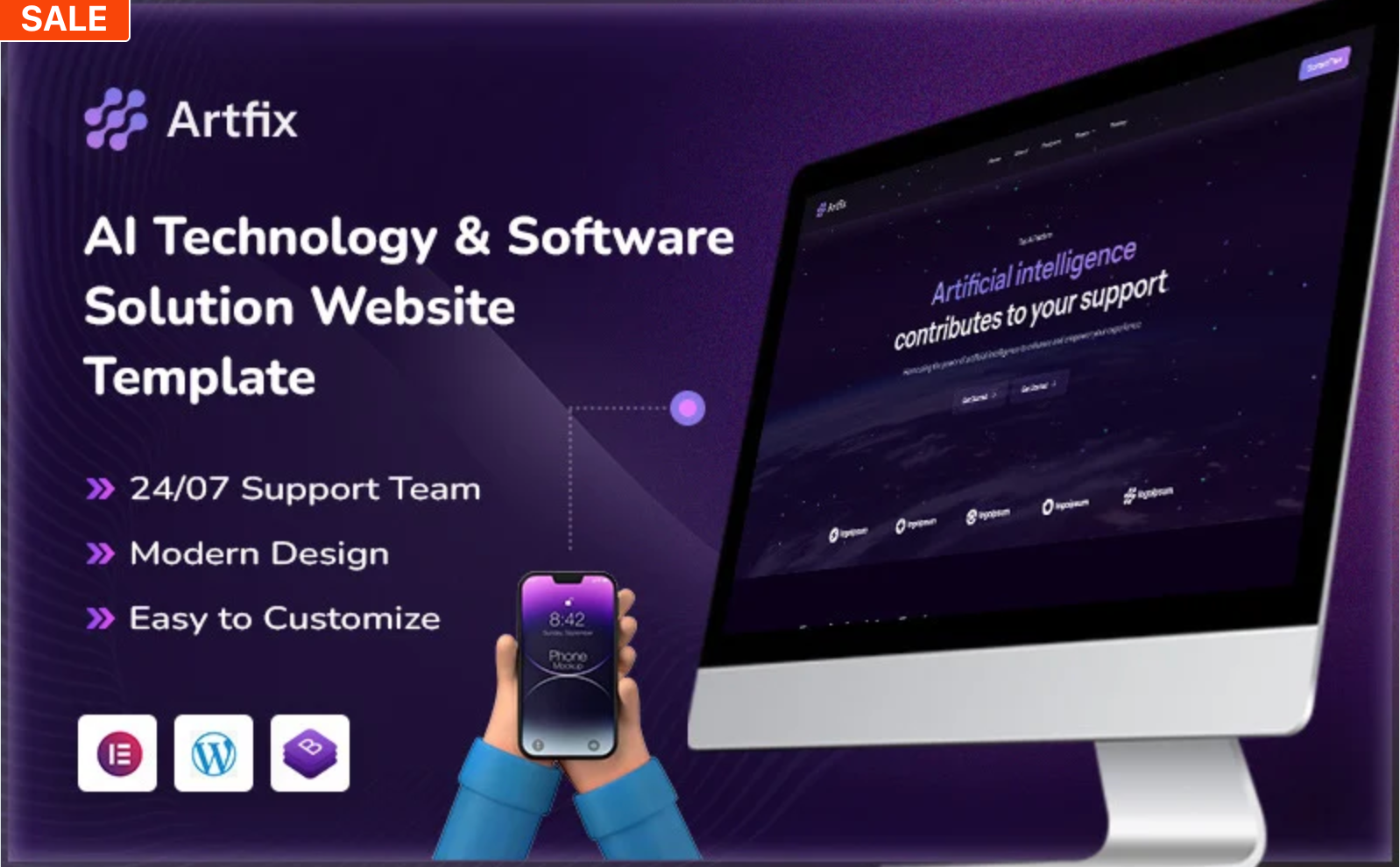 Artfix – Artificial Intelligence & AI Technology WordPress Theme