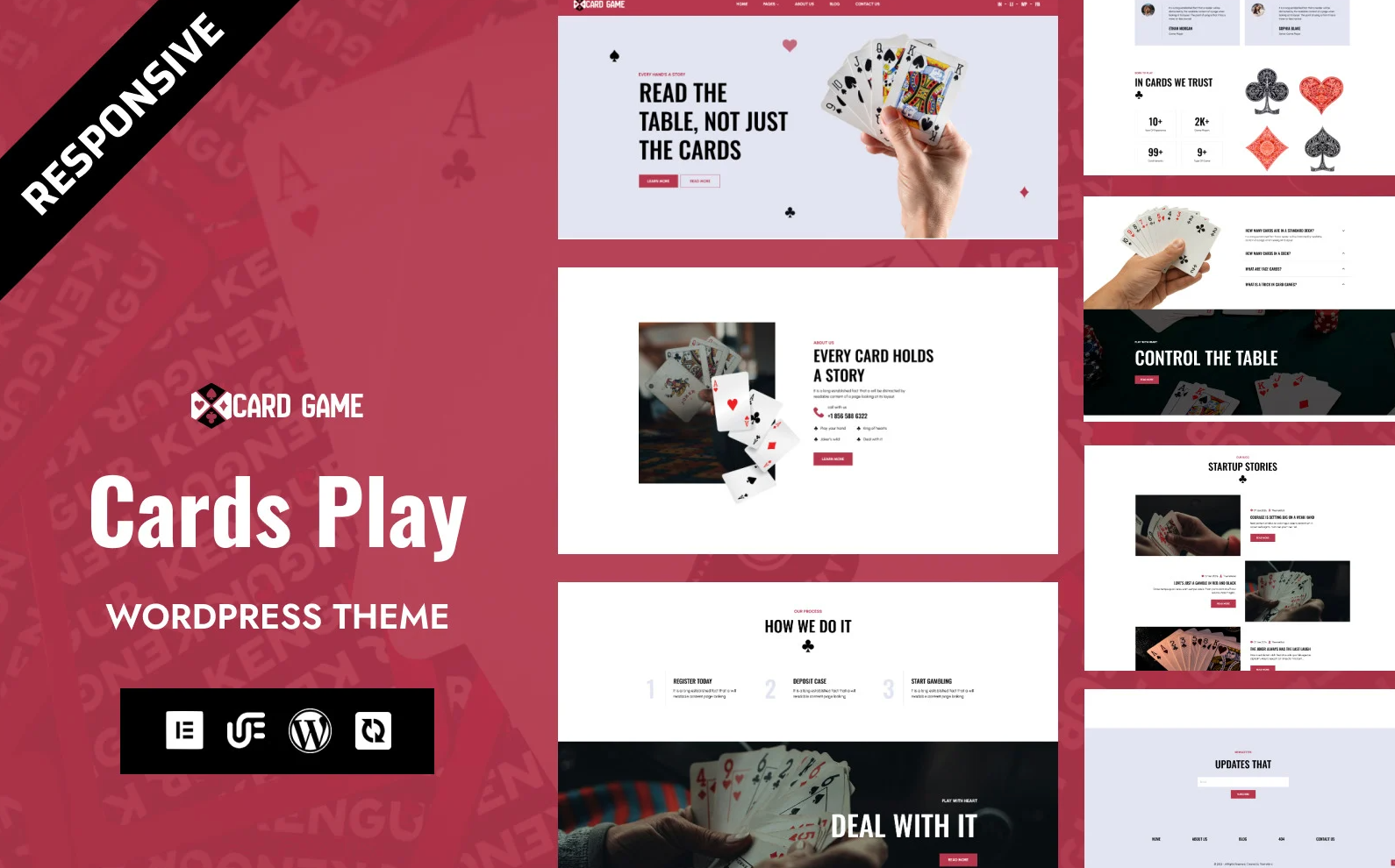 Card Game - PlayDeck Interactive Card Game Hub & Gaming WordPress Elementor Theme