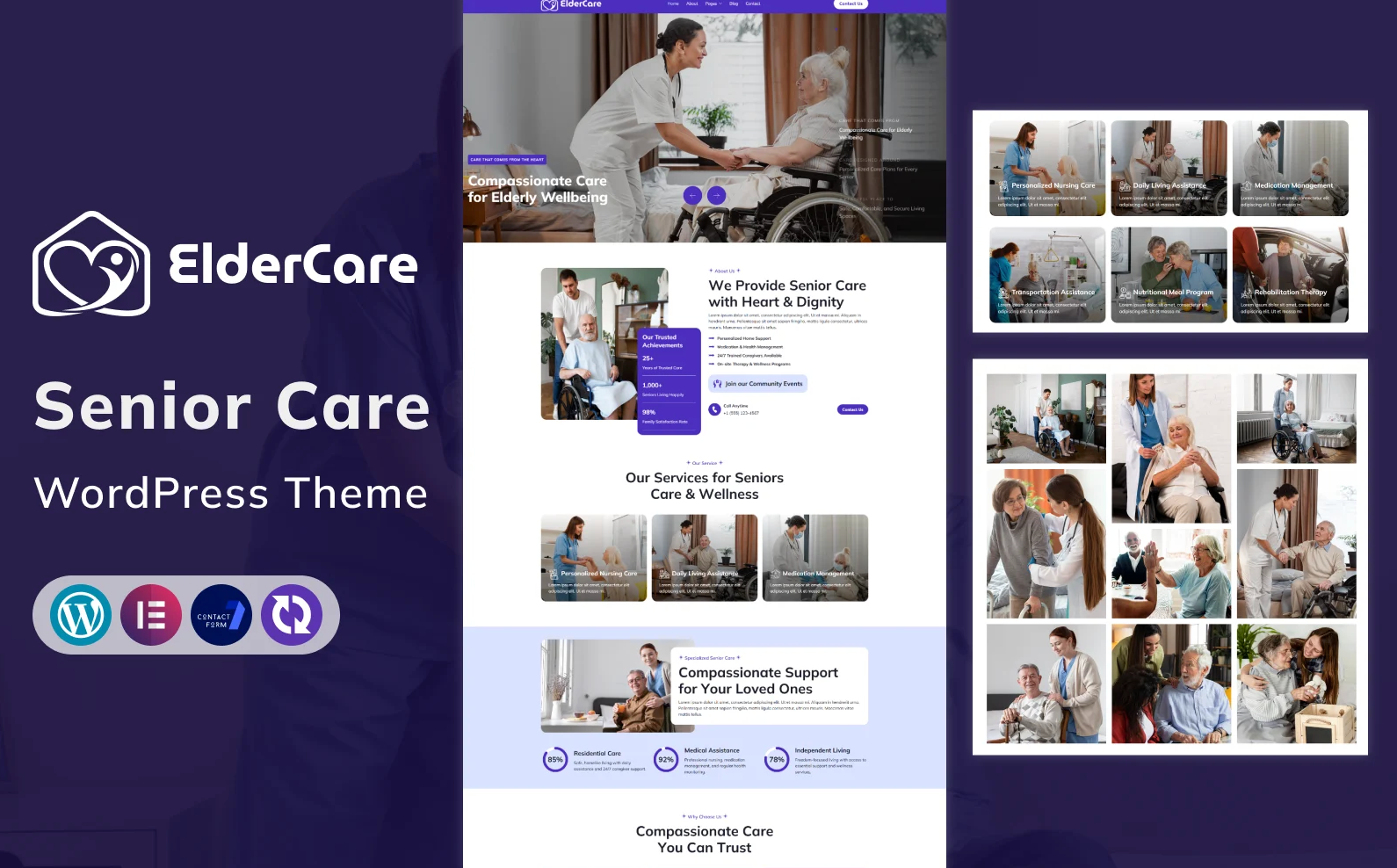 ElderCare – Senior Care & Medical Services WordPress Theme