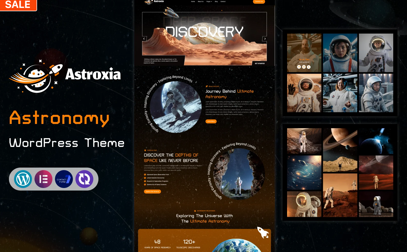 Astroxia -Space Exploration & Astronomy WordPress Theme