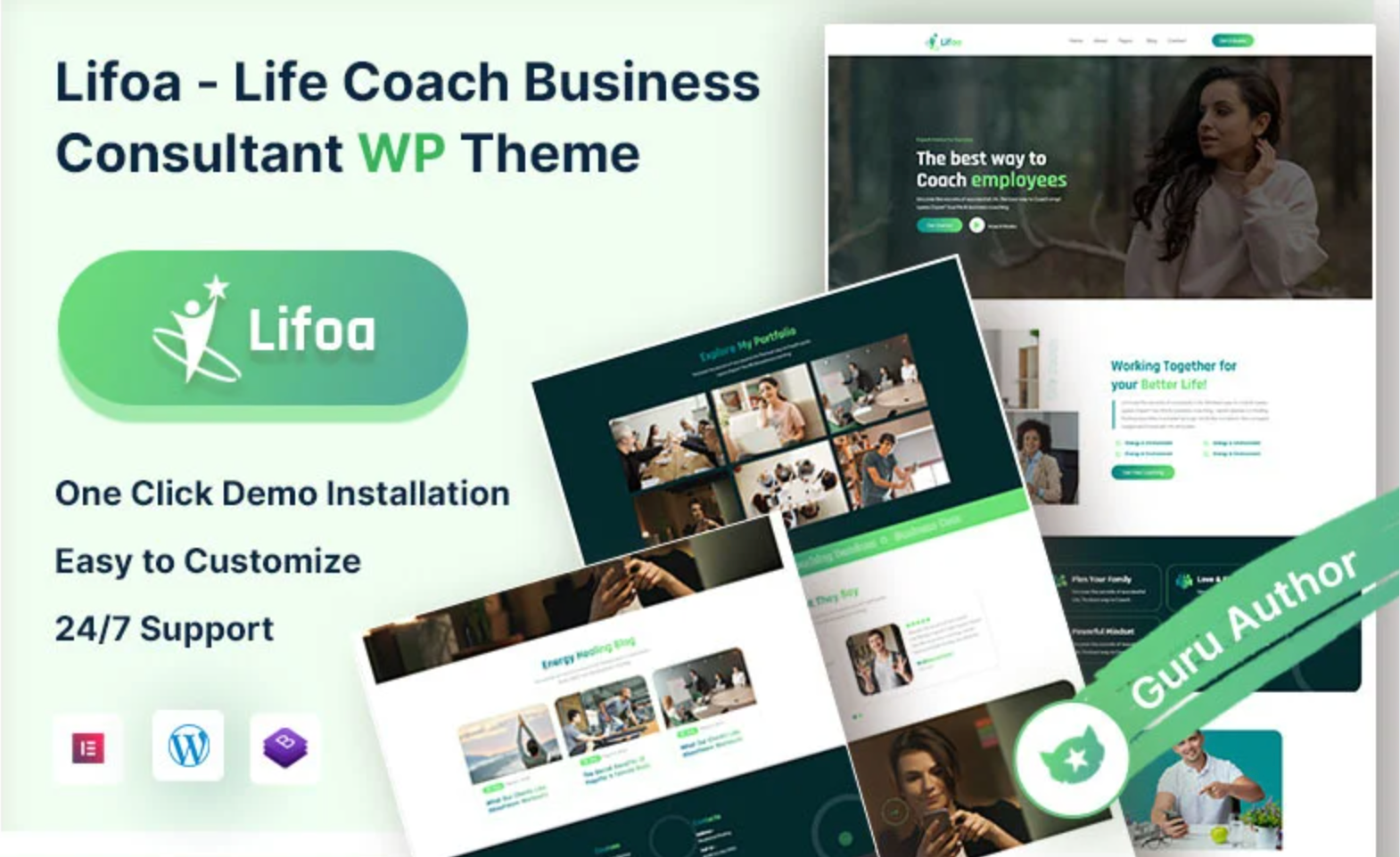 Lifoa – Life Coach & Business Consulting WordPress Theme