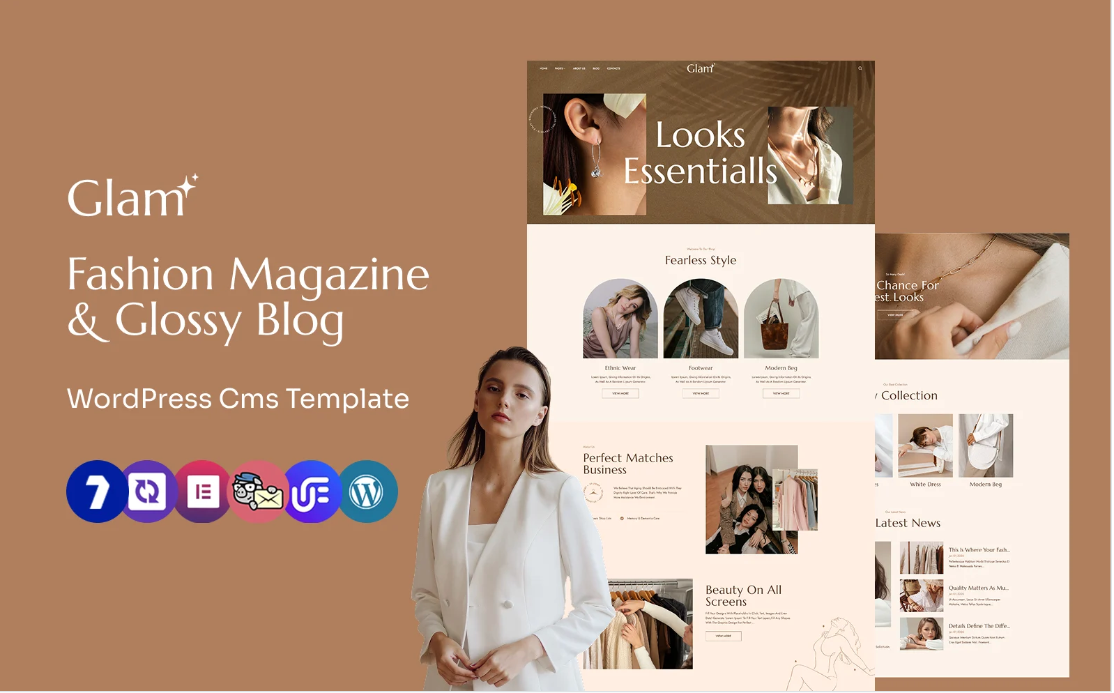 Glam - Fashion Accessories Multipurpose WordPress Elementor Theme