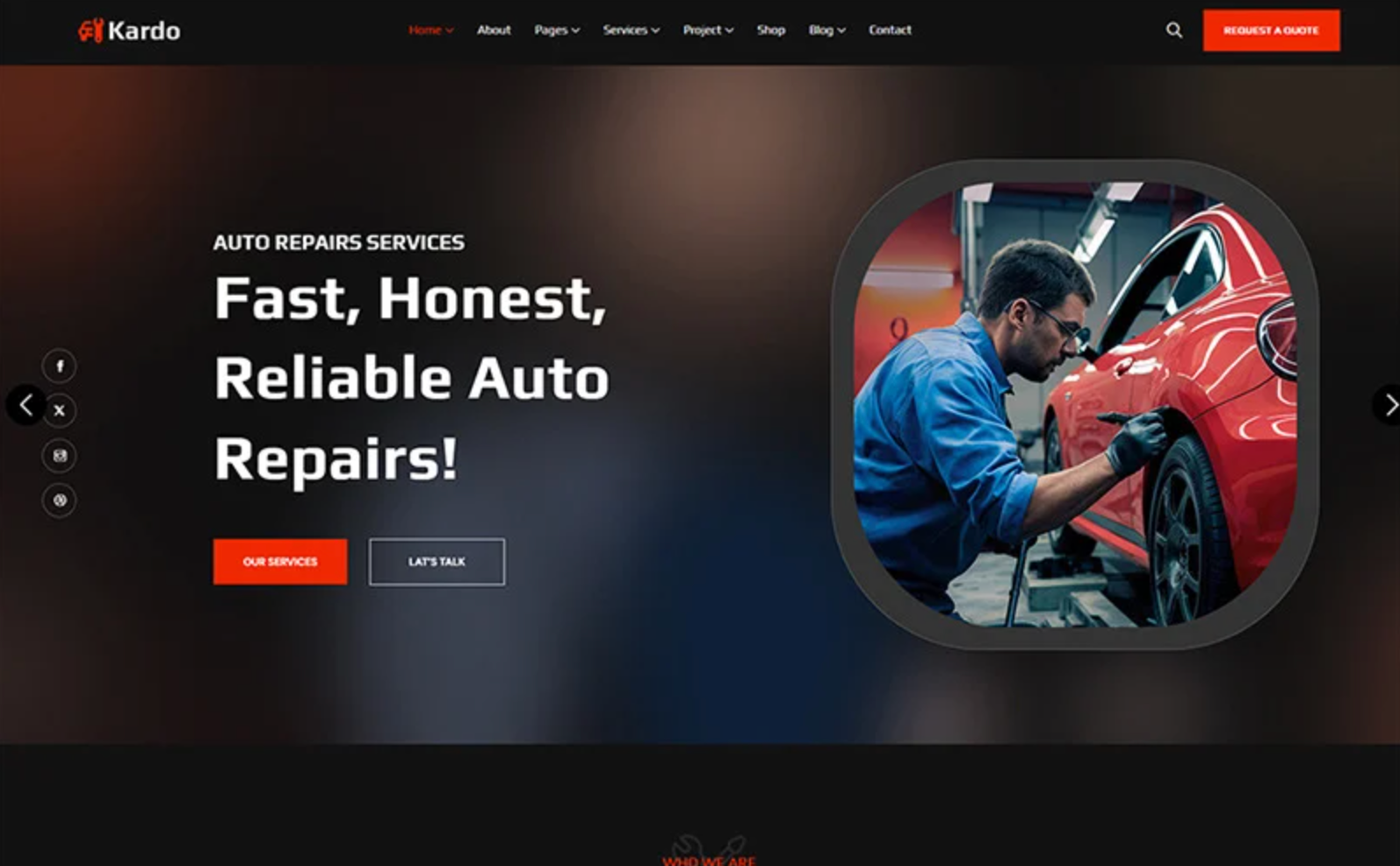 Kardo - Car, Repair & Rent Elementor WordPress Theme